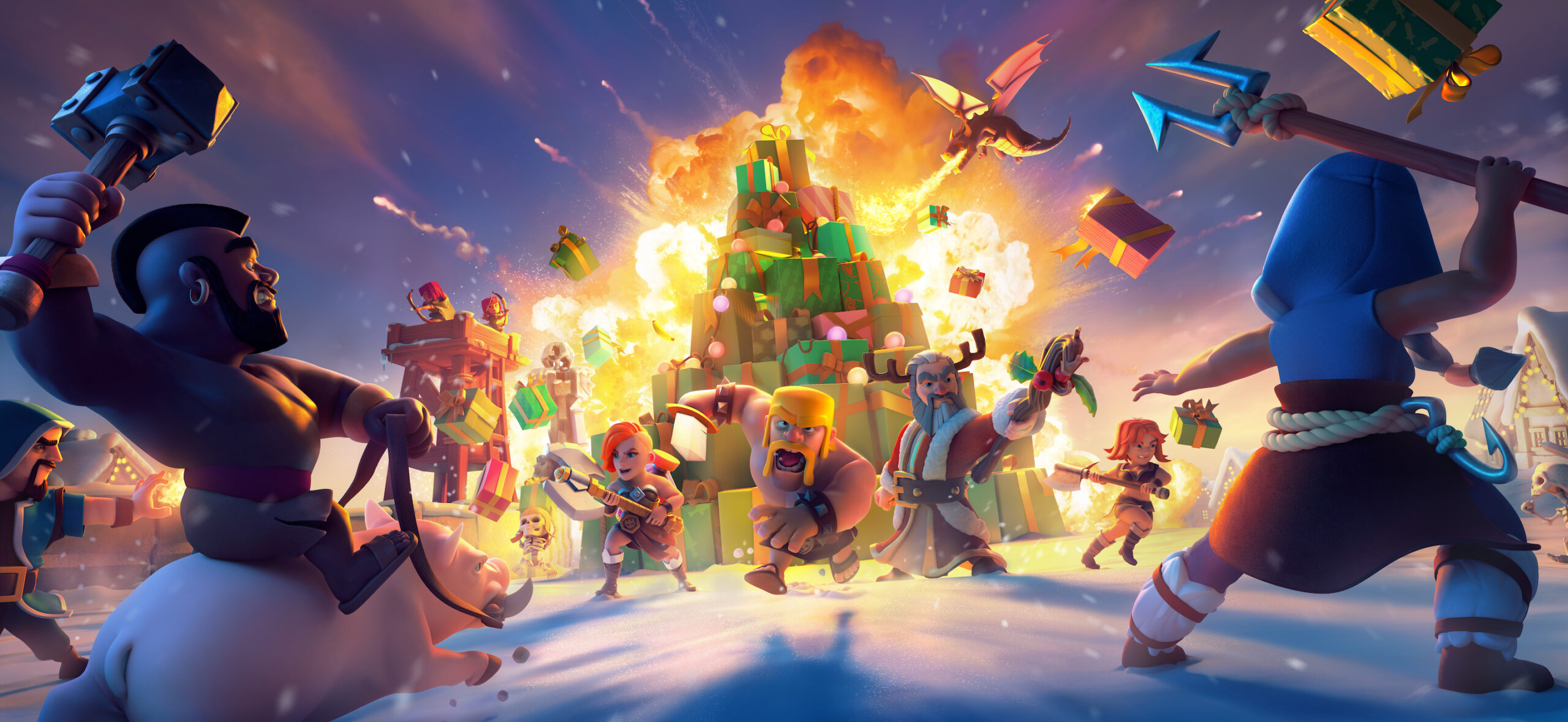 clash of clans winter wallpapers Wallpapers