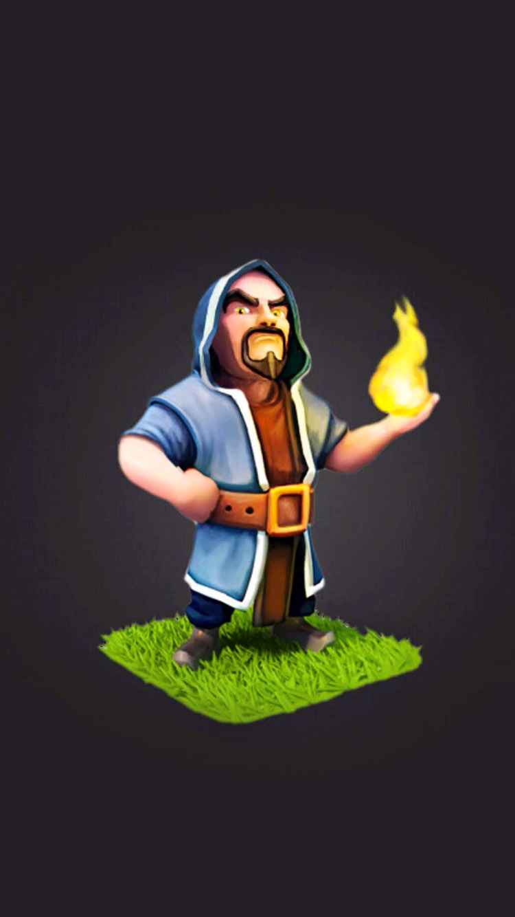 clash of clans wizard Wallpapers