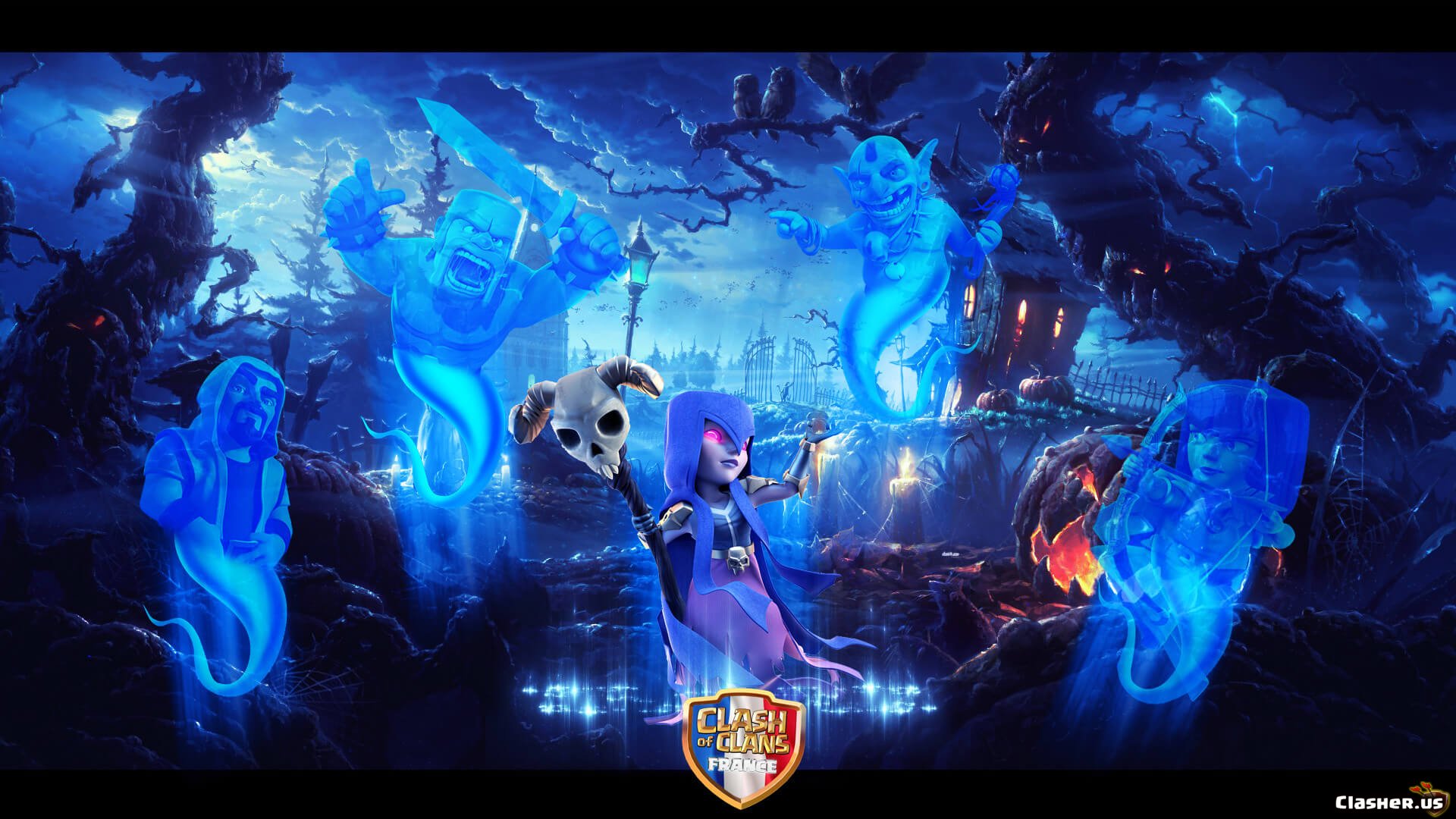 clash of clans wizard Wallpapers