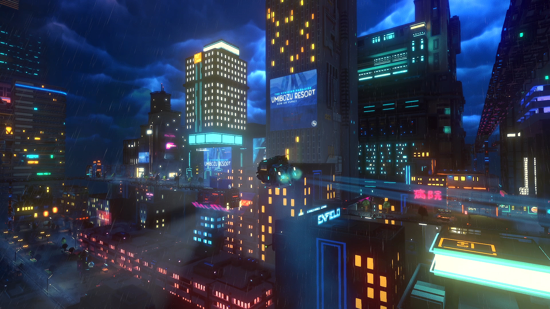 Cloudpunk Metropolis Game Wallpapers