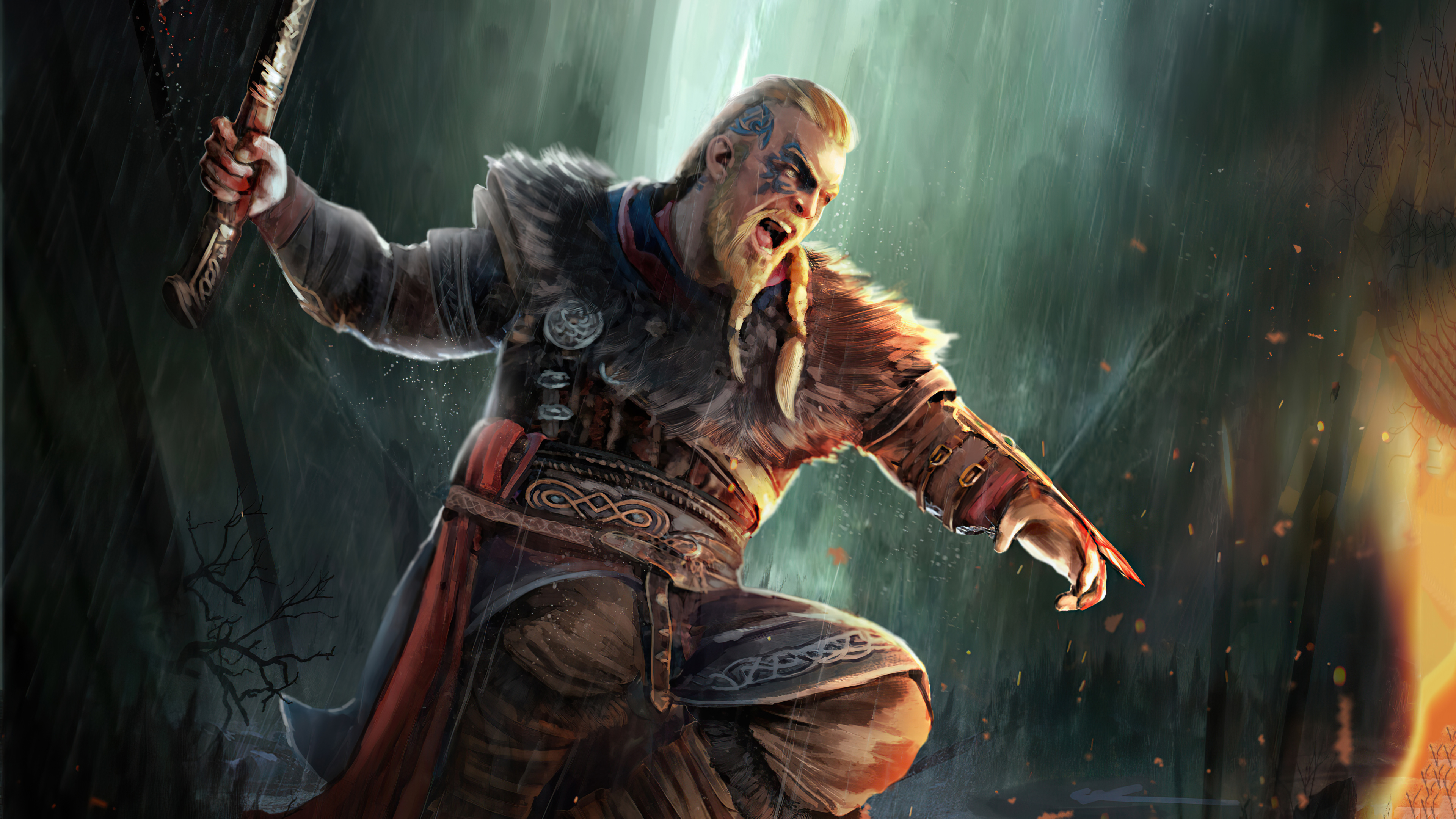 Cool Ragnar Lothbrok Assassins Creed Valhalla Wallpapers