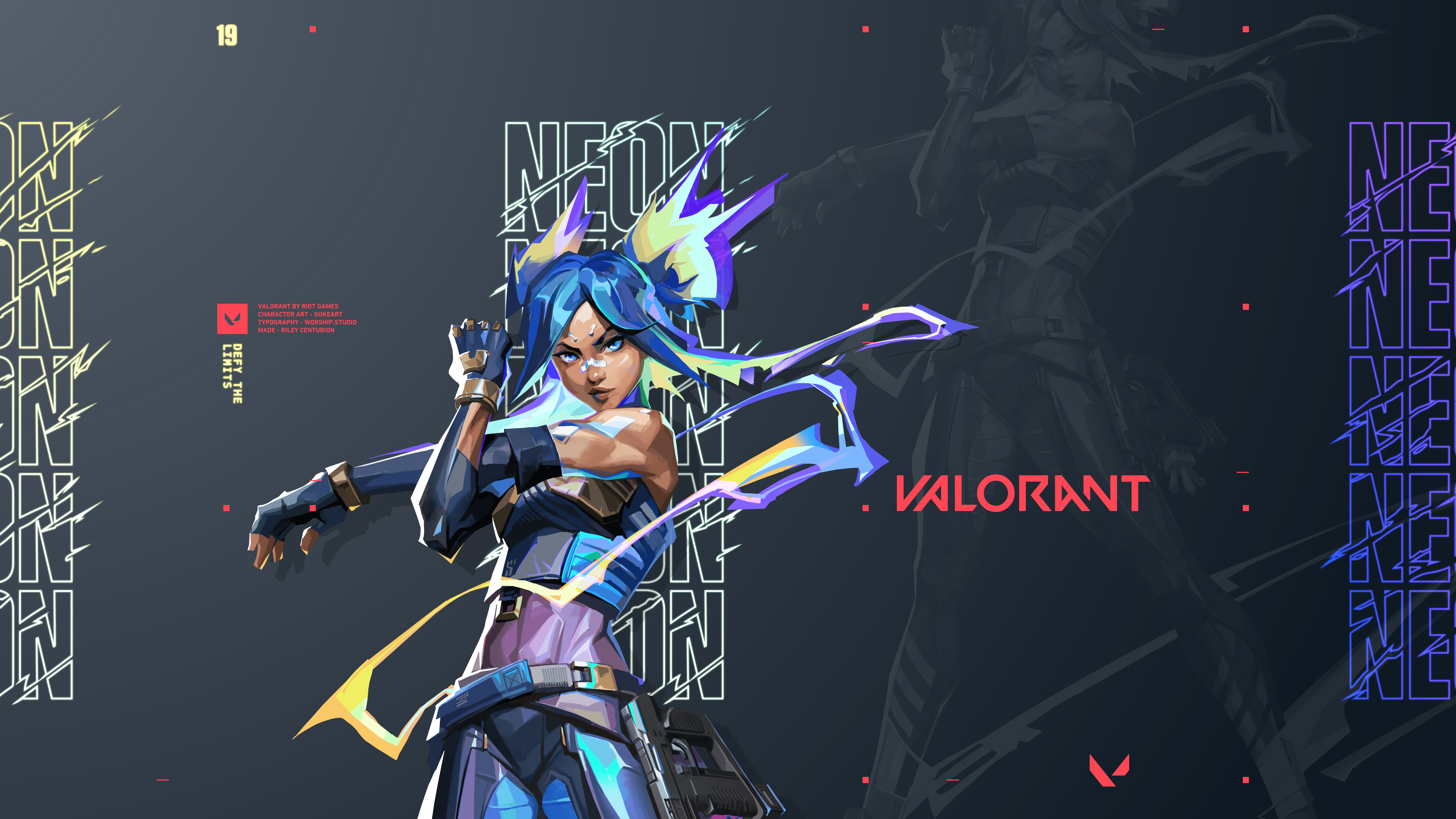 Cool Valorant Neon 2020 Wallpapers