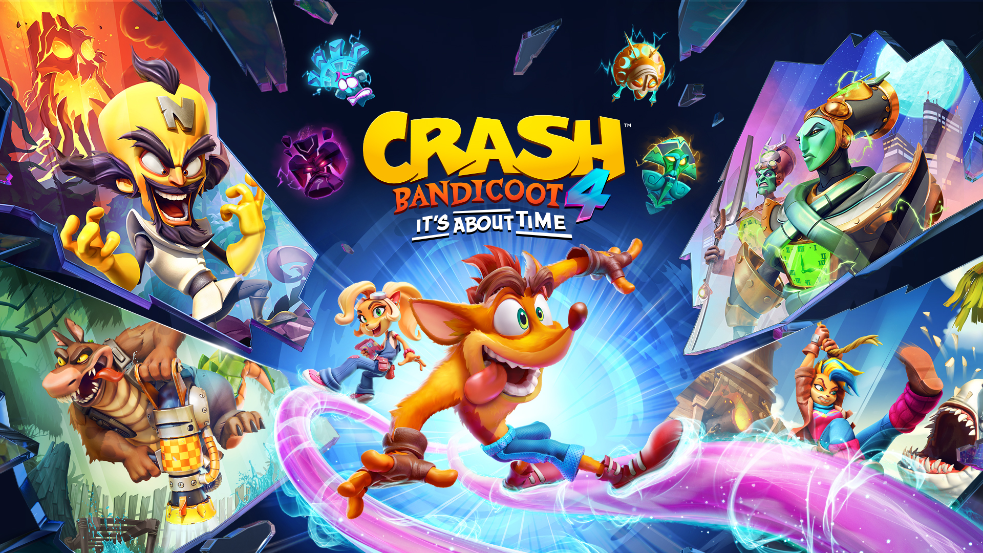 Crash Bandicoot It's About Time 2020 Wallpapers