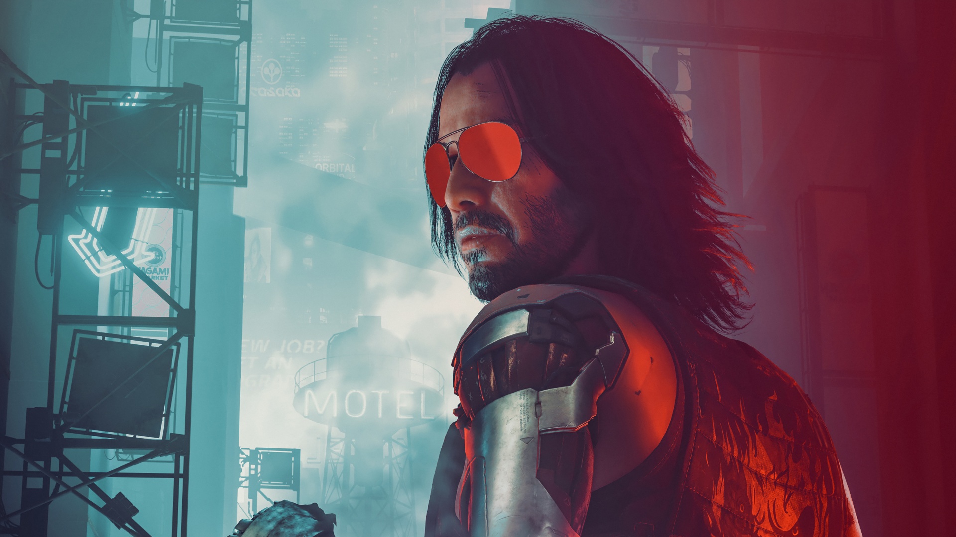 Cyberpunk 2077 Digital Keanu Wallpapers