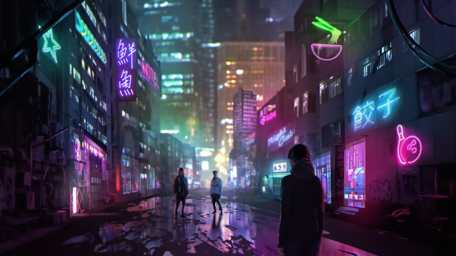 cyberpunk aesthetic 4k wallpapers Wallpapers