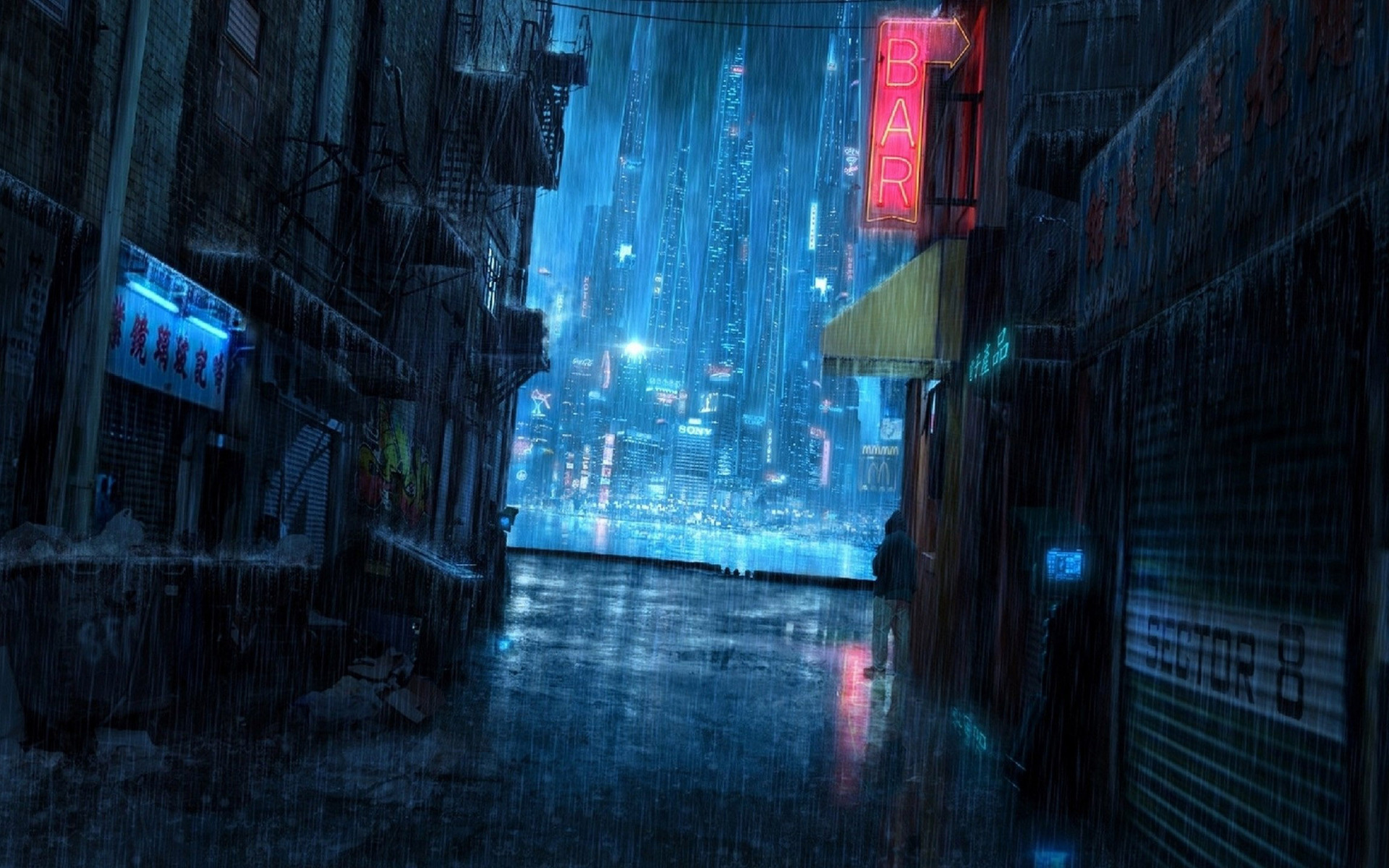 cyberpunk city Wallpapers