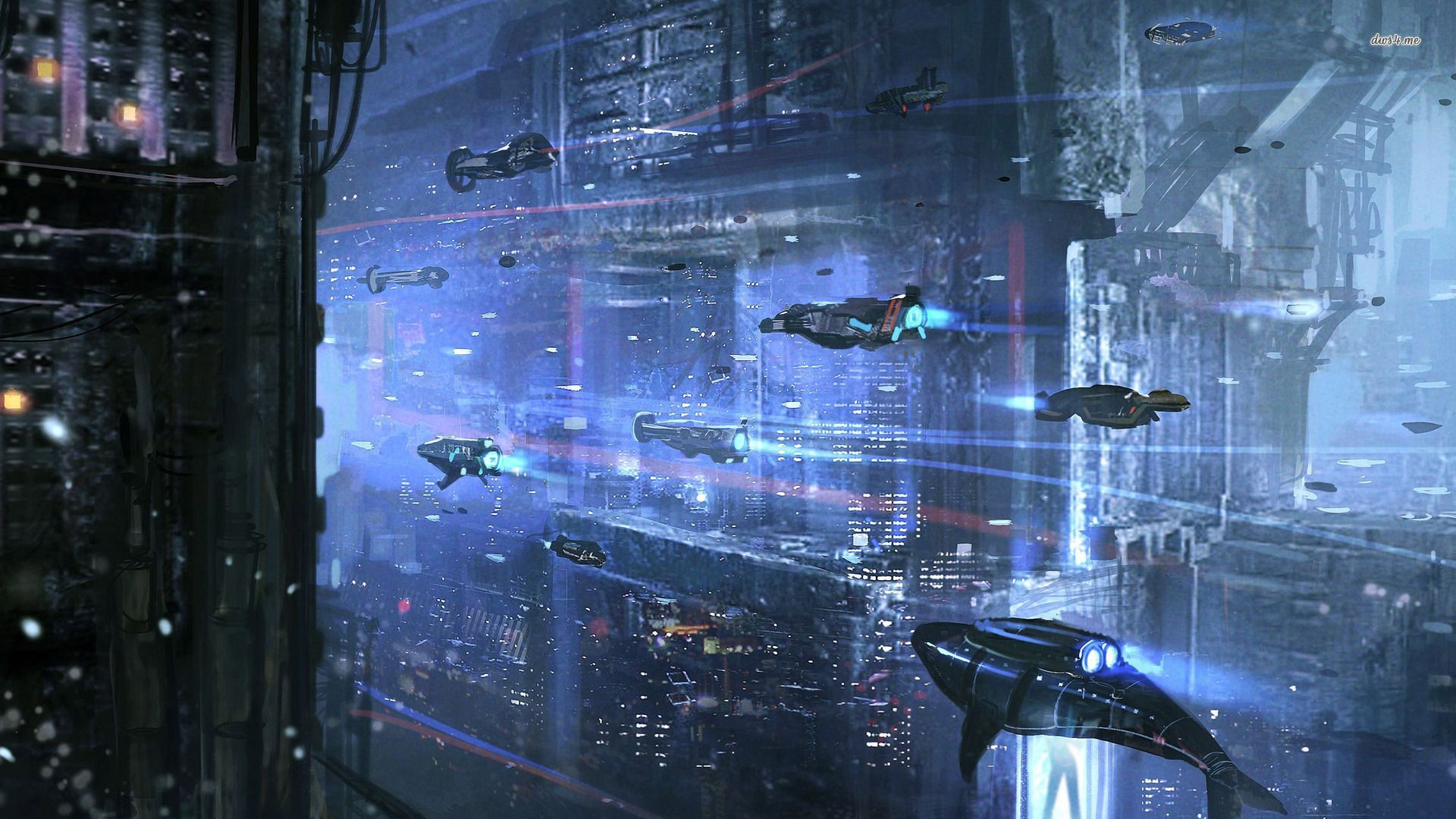 cyberpunk city Wallpapers