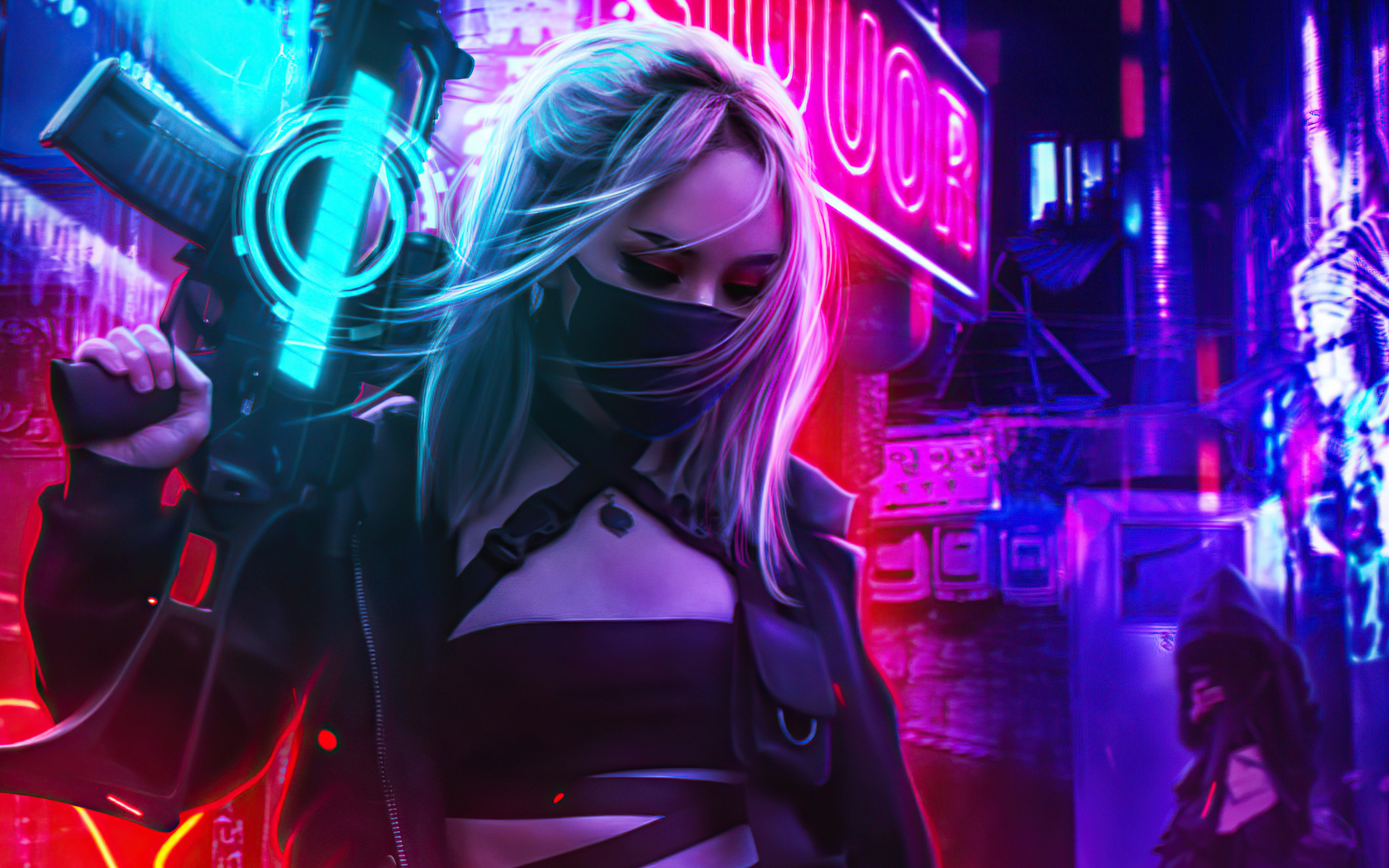 cyberpunk desktop Wallpapers