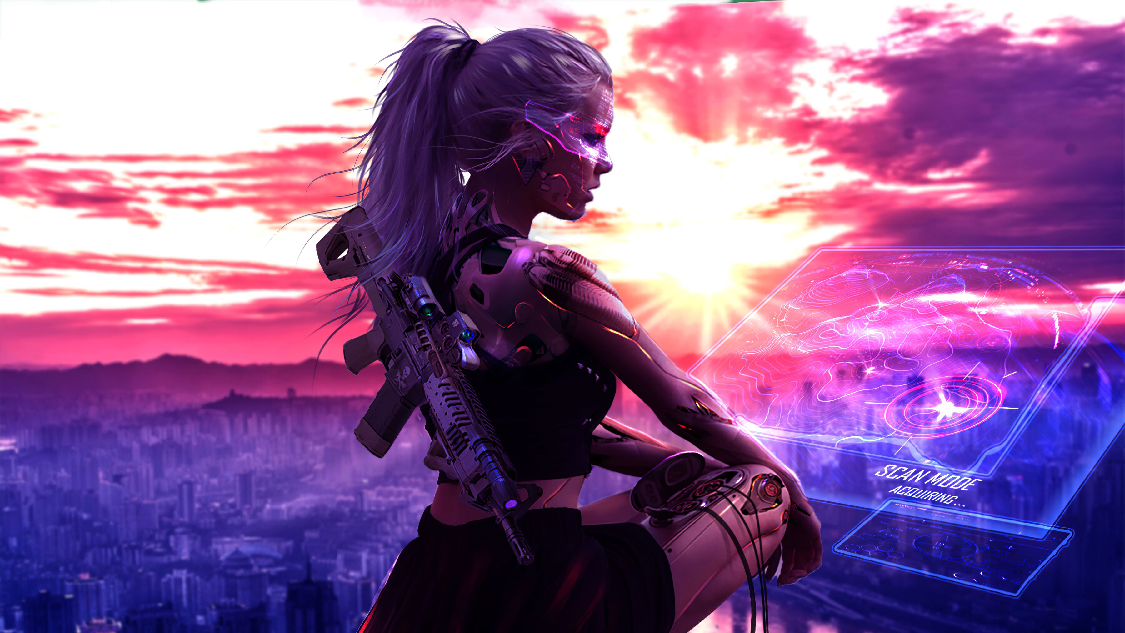 cyberpunk female Wallpapers