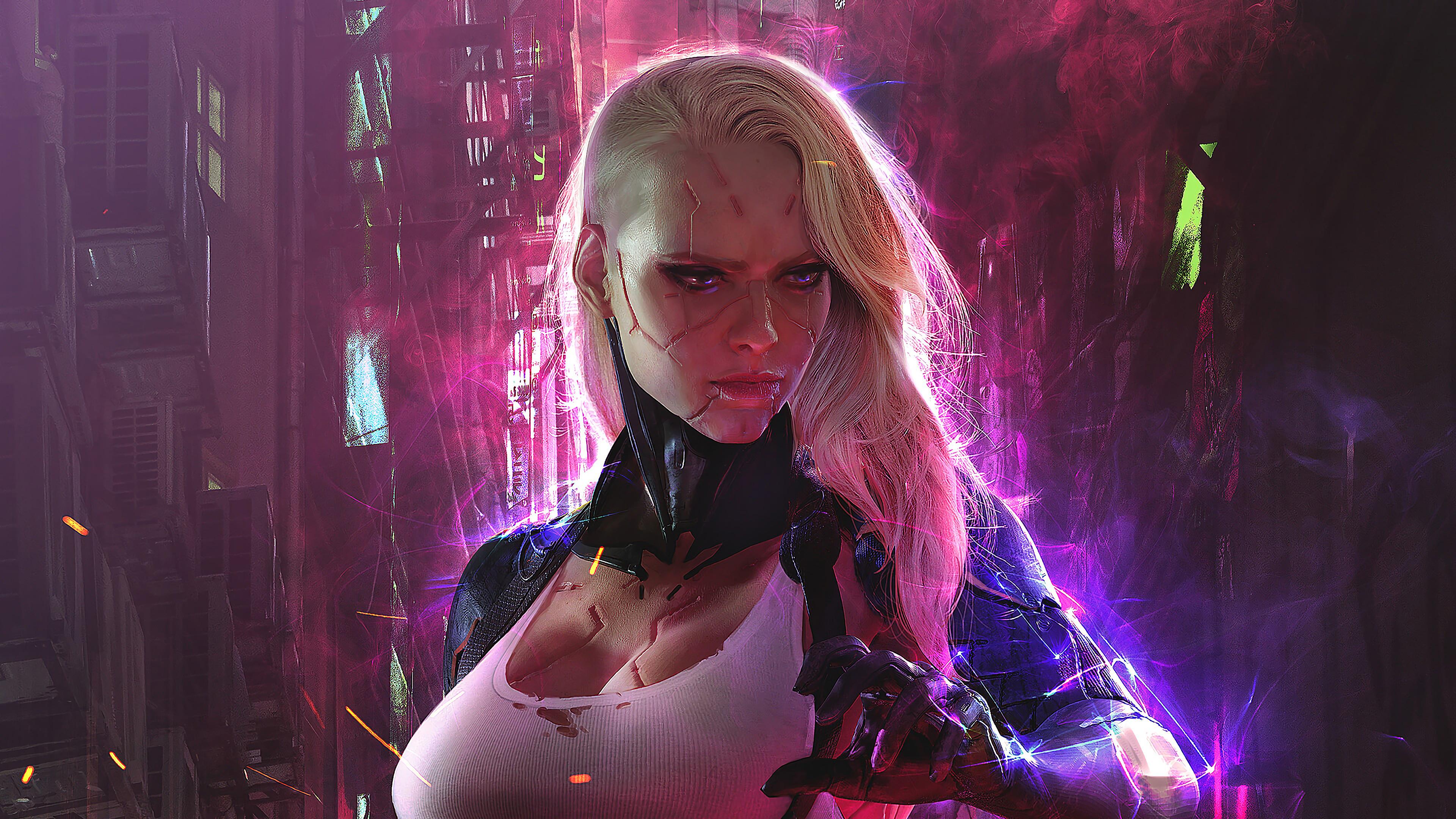 cyberpunk female Wallpapers