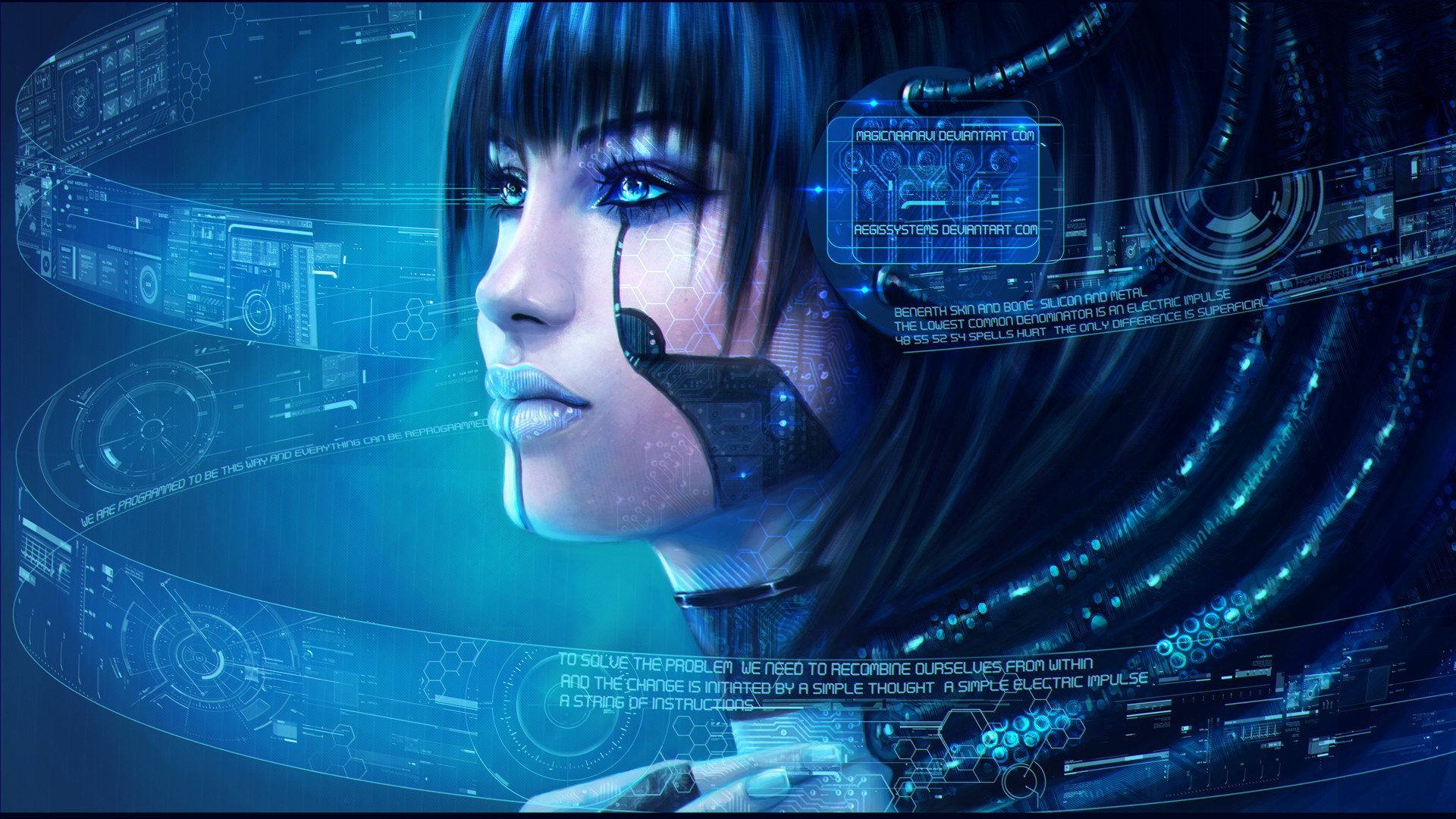 cyberpunk female Wallpapers