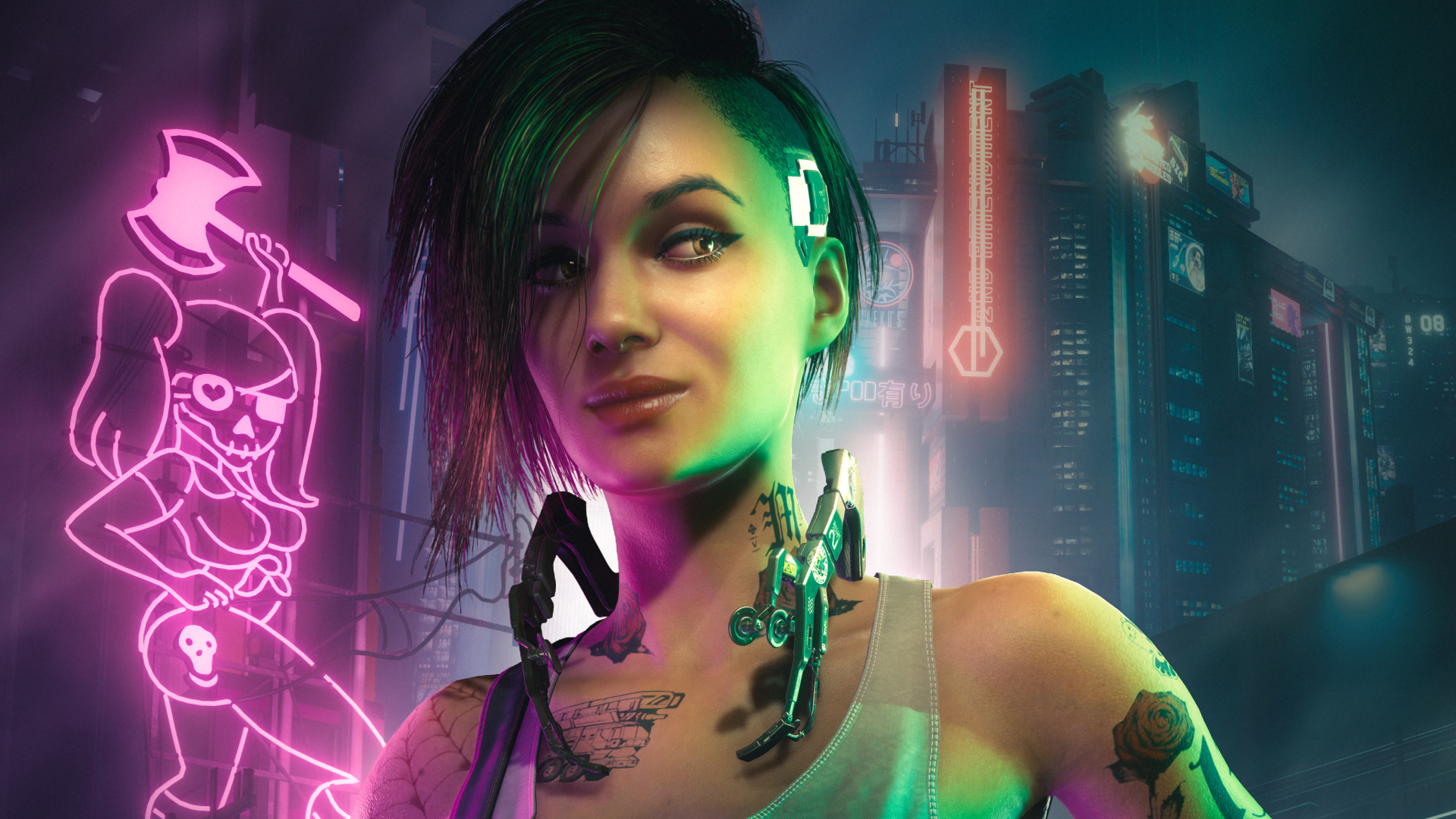 cyberpunk female Wallpapers