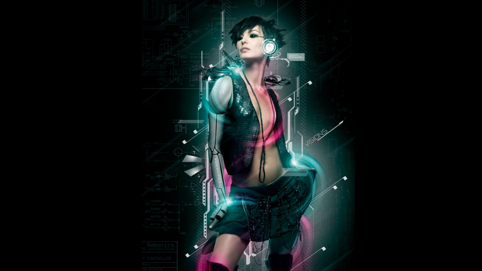 cyberpunk female Wallpapers