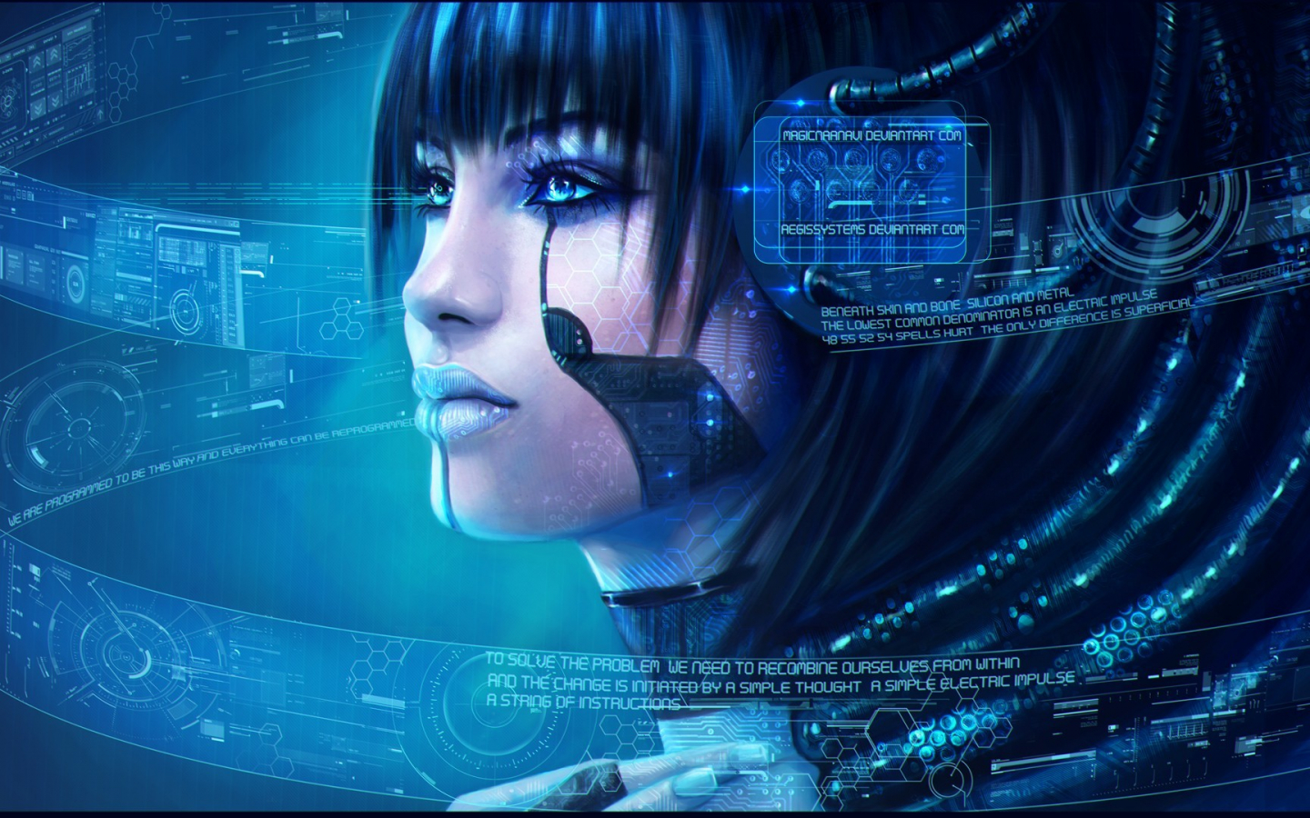 cyberpunk girl Wallpapers