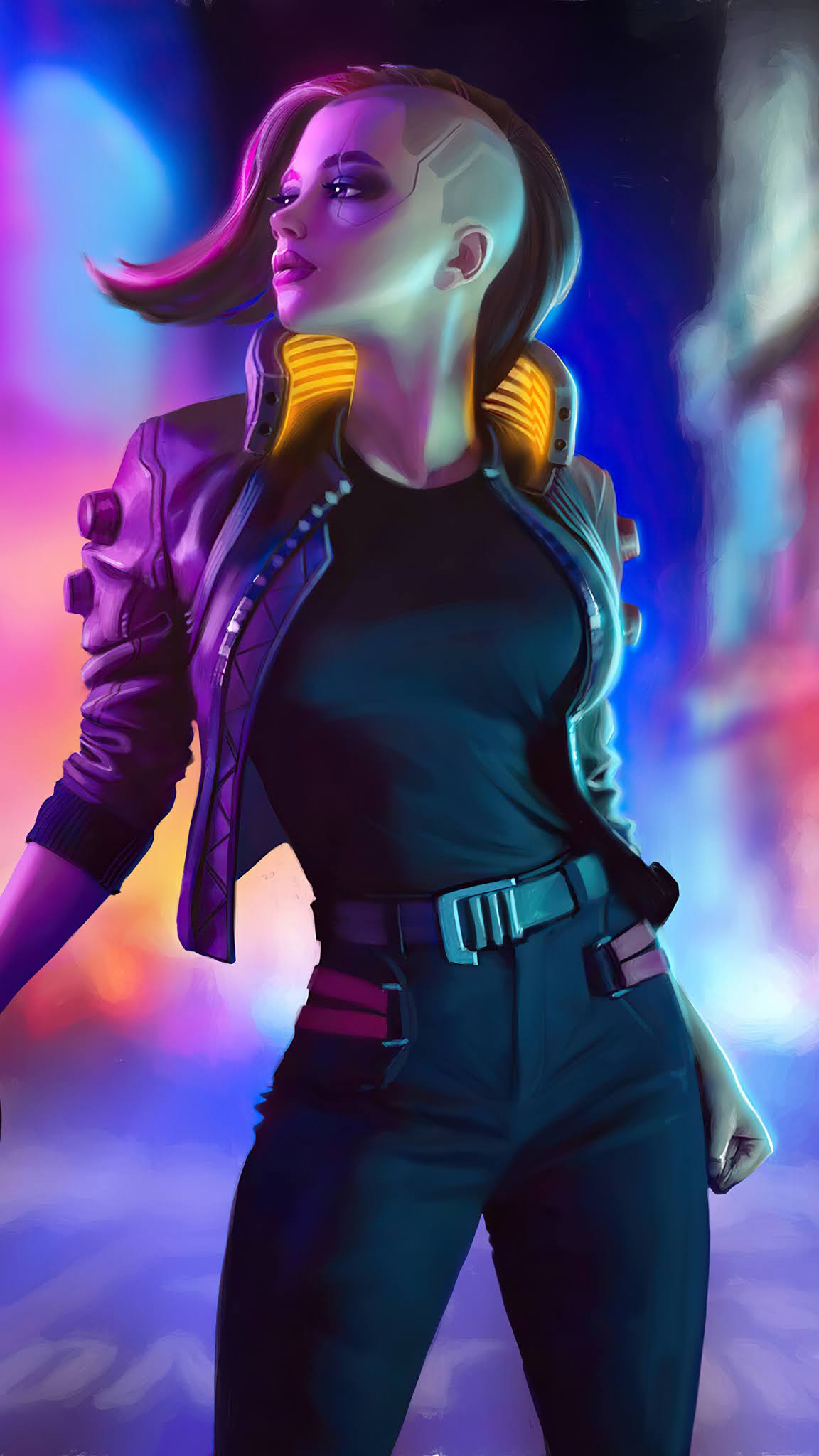 cyberpunk girl Wallpapers