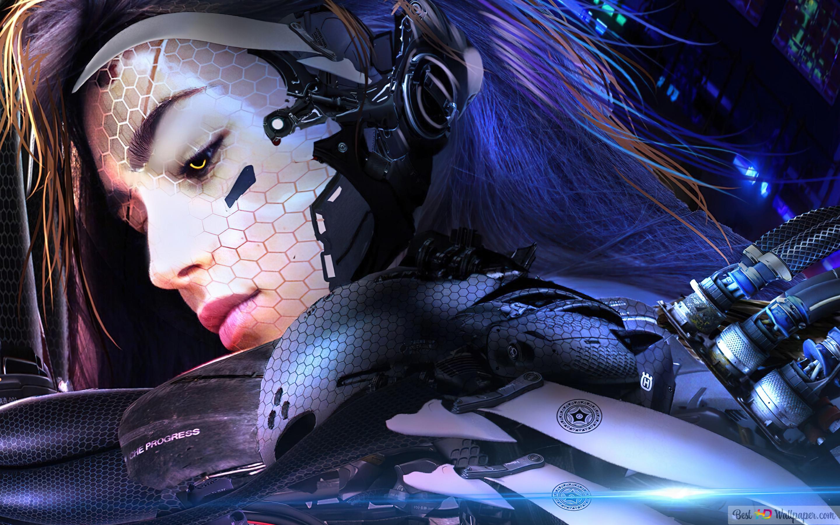 cyberpunk girl Wallpapers