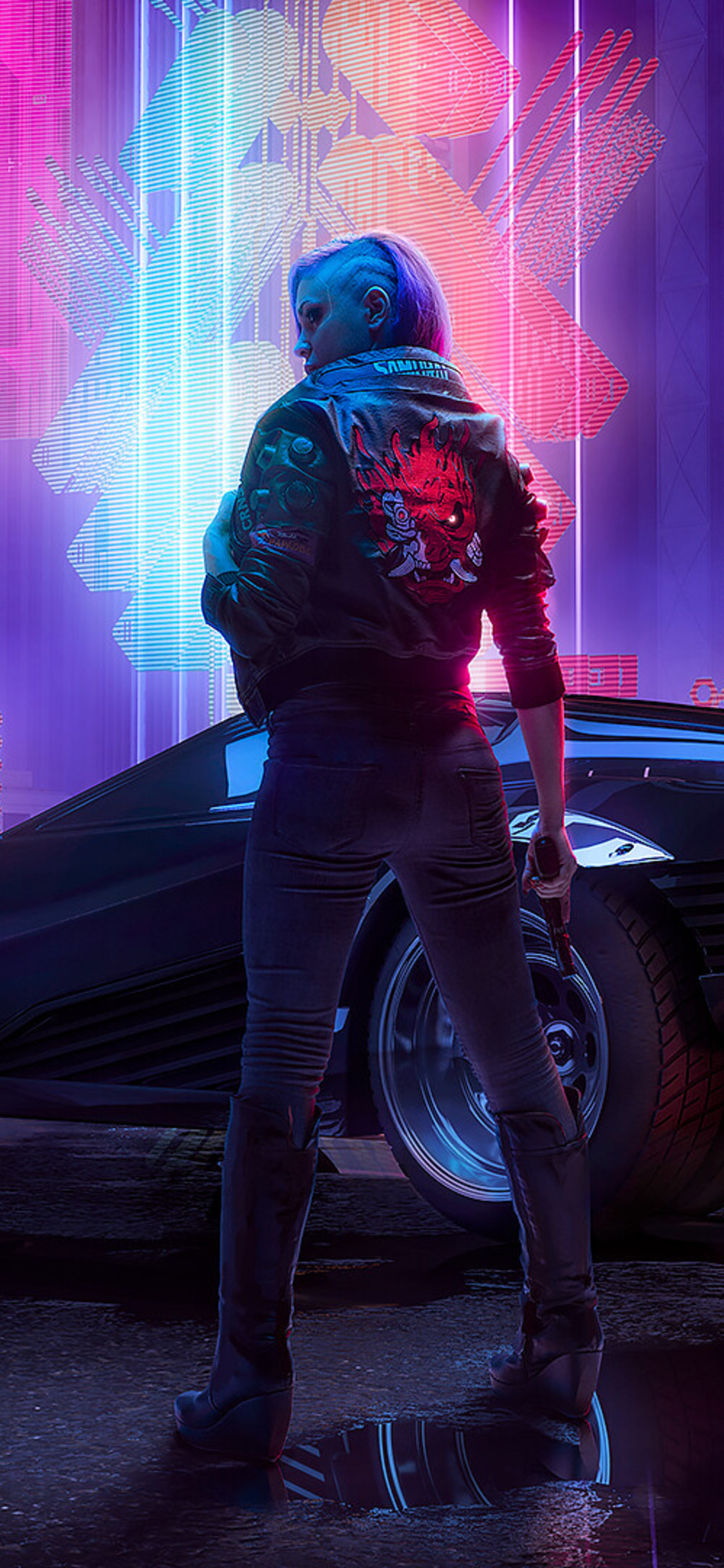 cyberpunk girl iphone Wallpapers