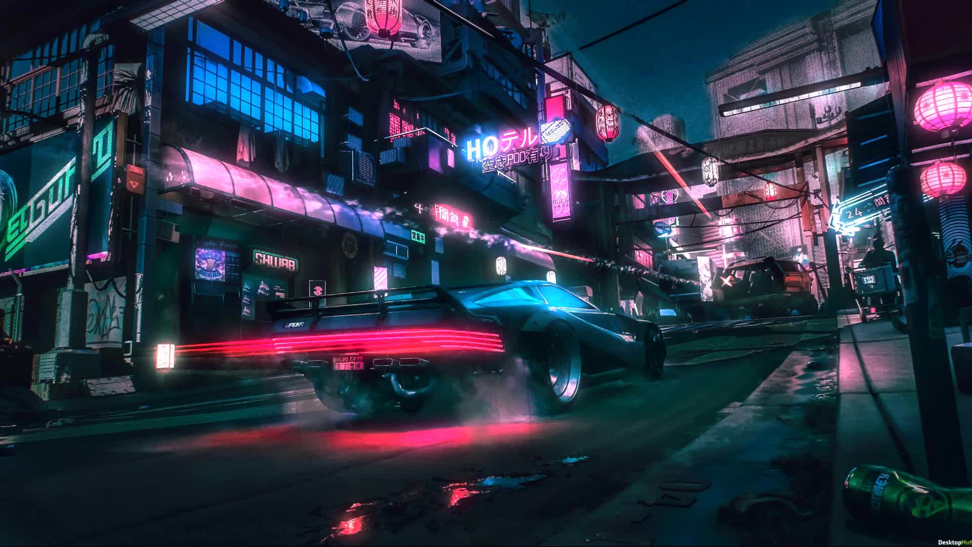 cyberpunk neon Wallpapers