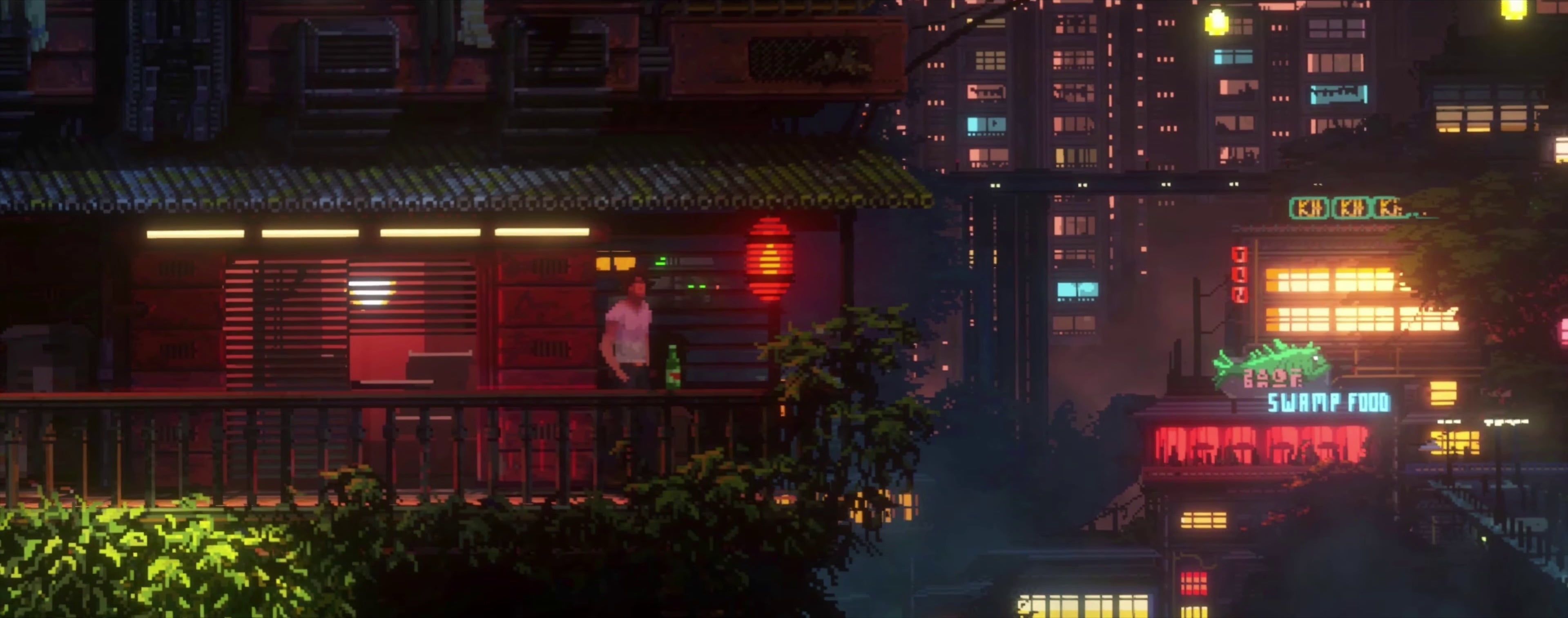 cyberpunk pixel art Wallpapers