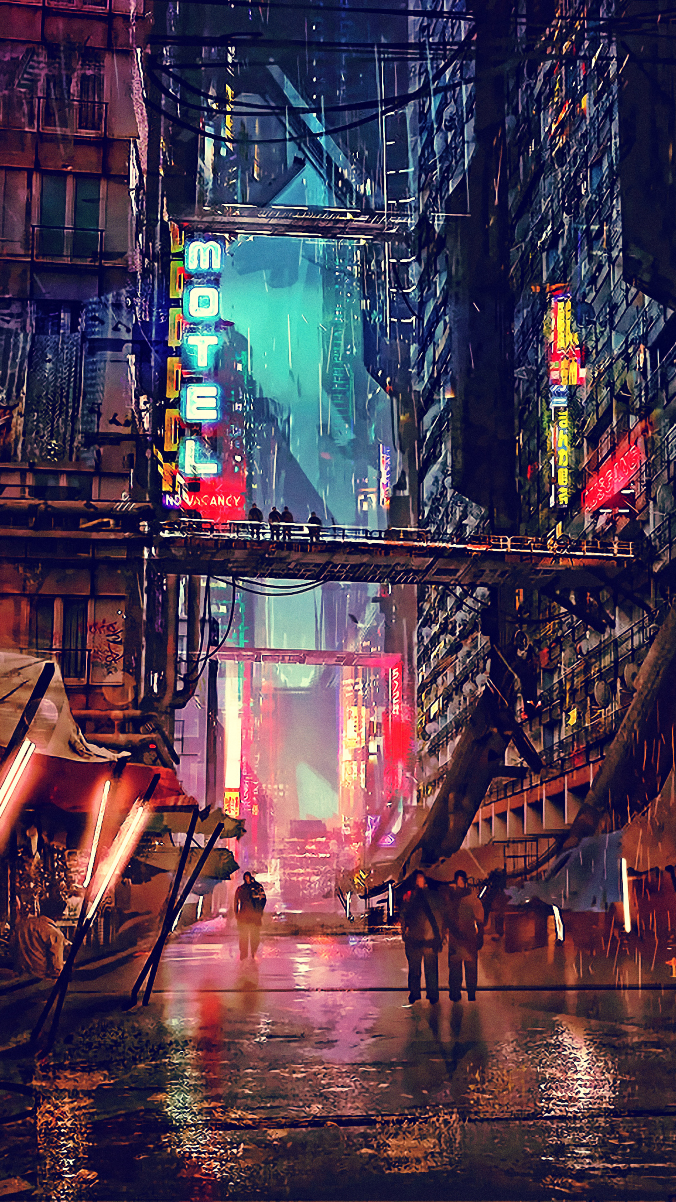 cyberpunk pixel art Wallpapers