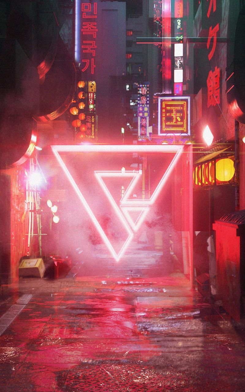 cyberpunk red phone wallpapers Wallpapers