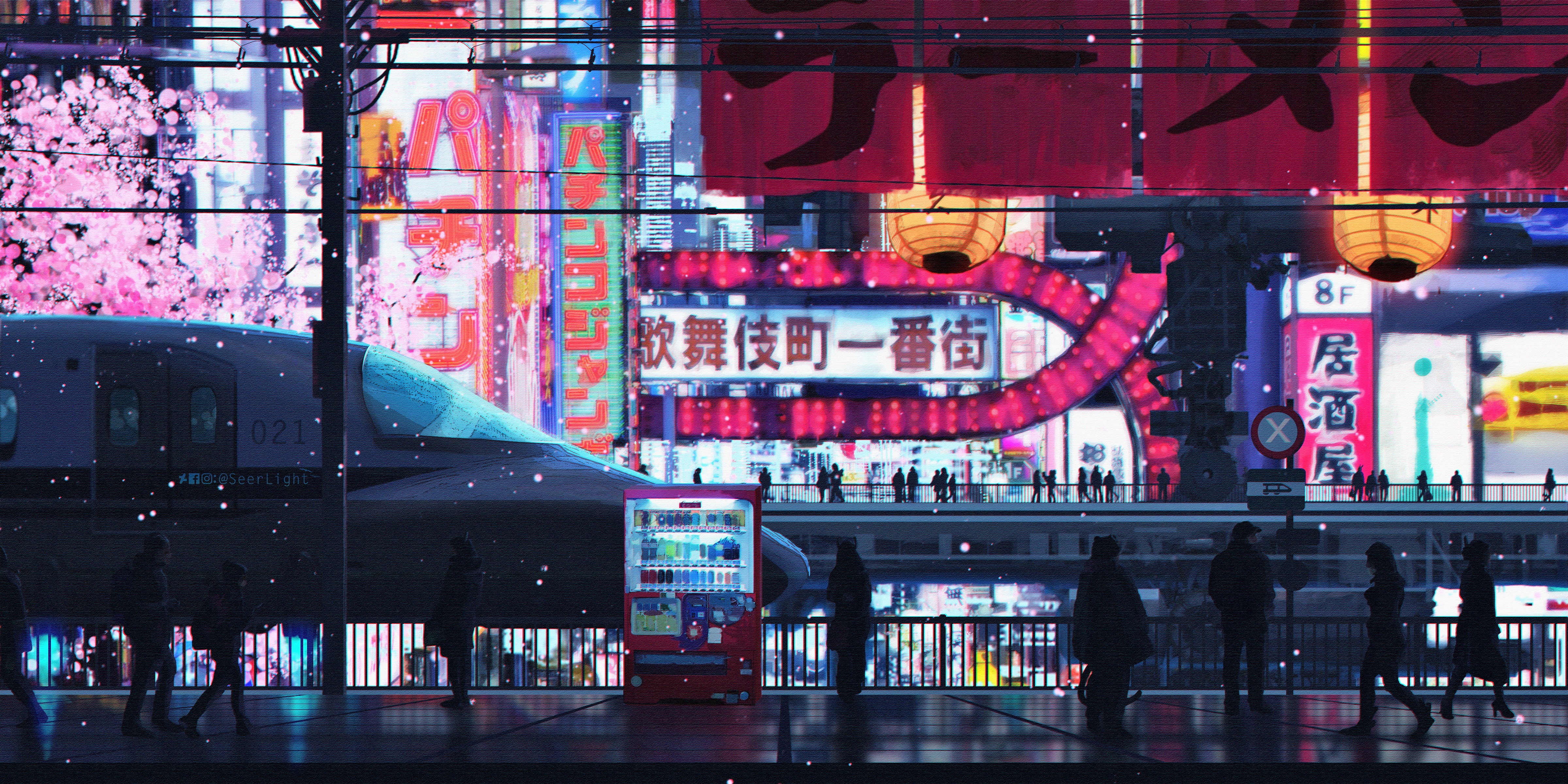 cyberpunk street Wallpapers