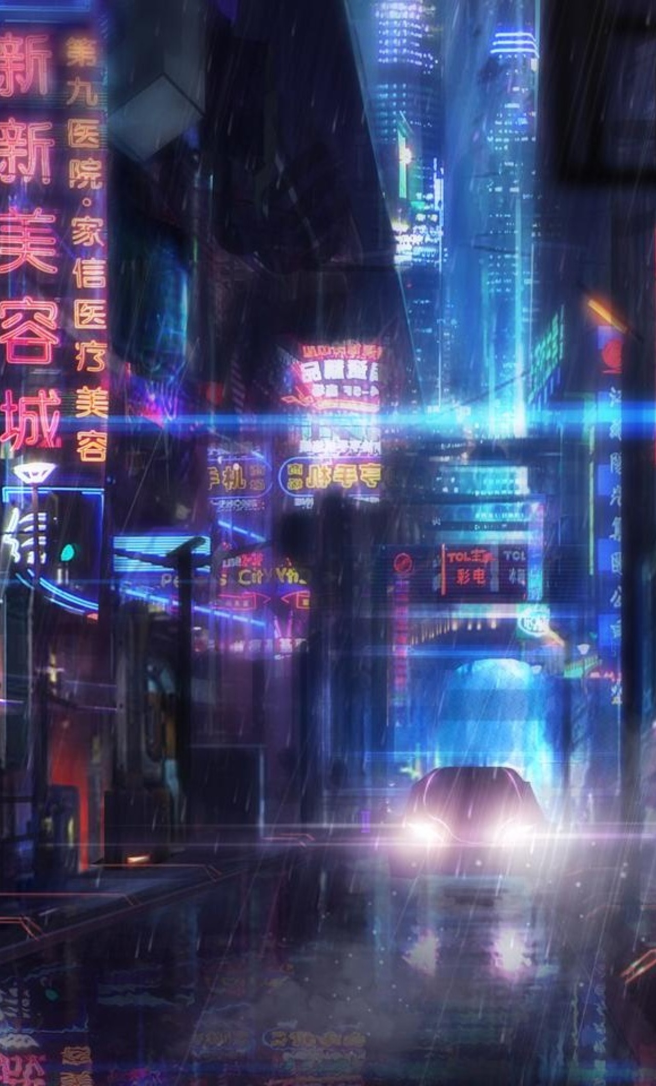 cyberpunk street Wallpapers