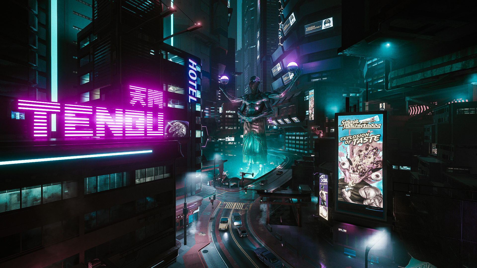 cyberpunk synthwave Wallpapers