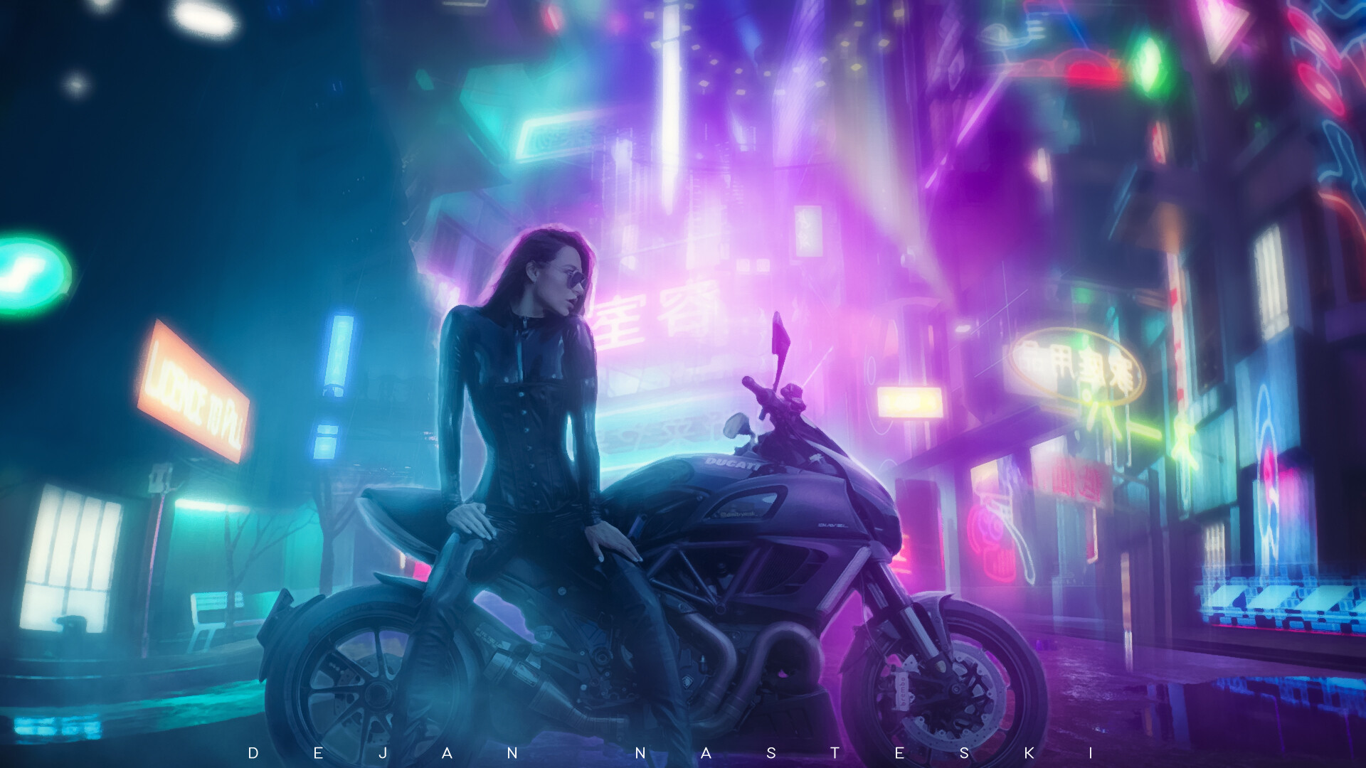 cyberpunk woman Wallpapers