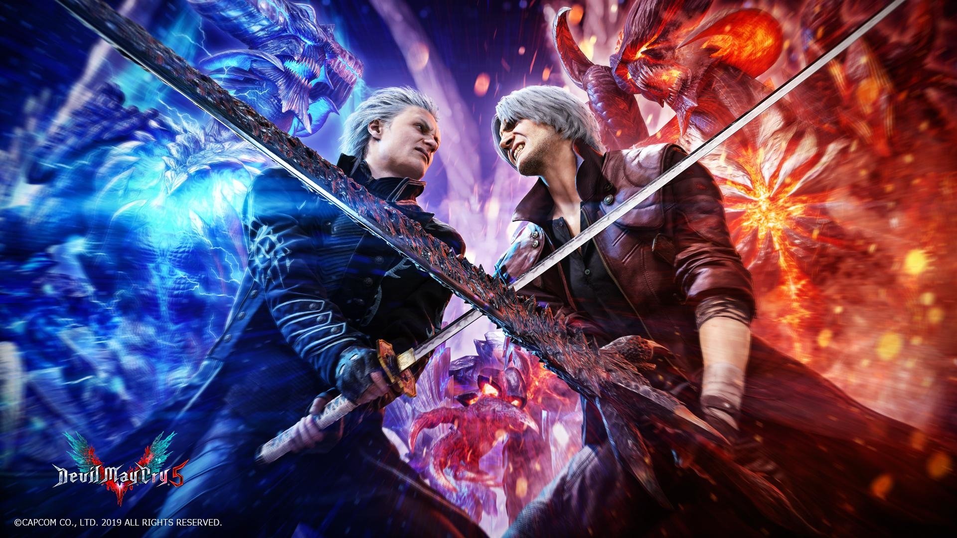 Dante vs Vergil Devil May Cry Wallpapers