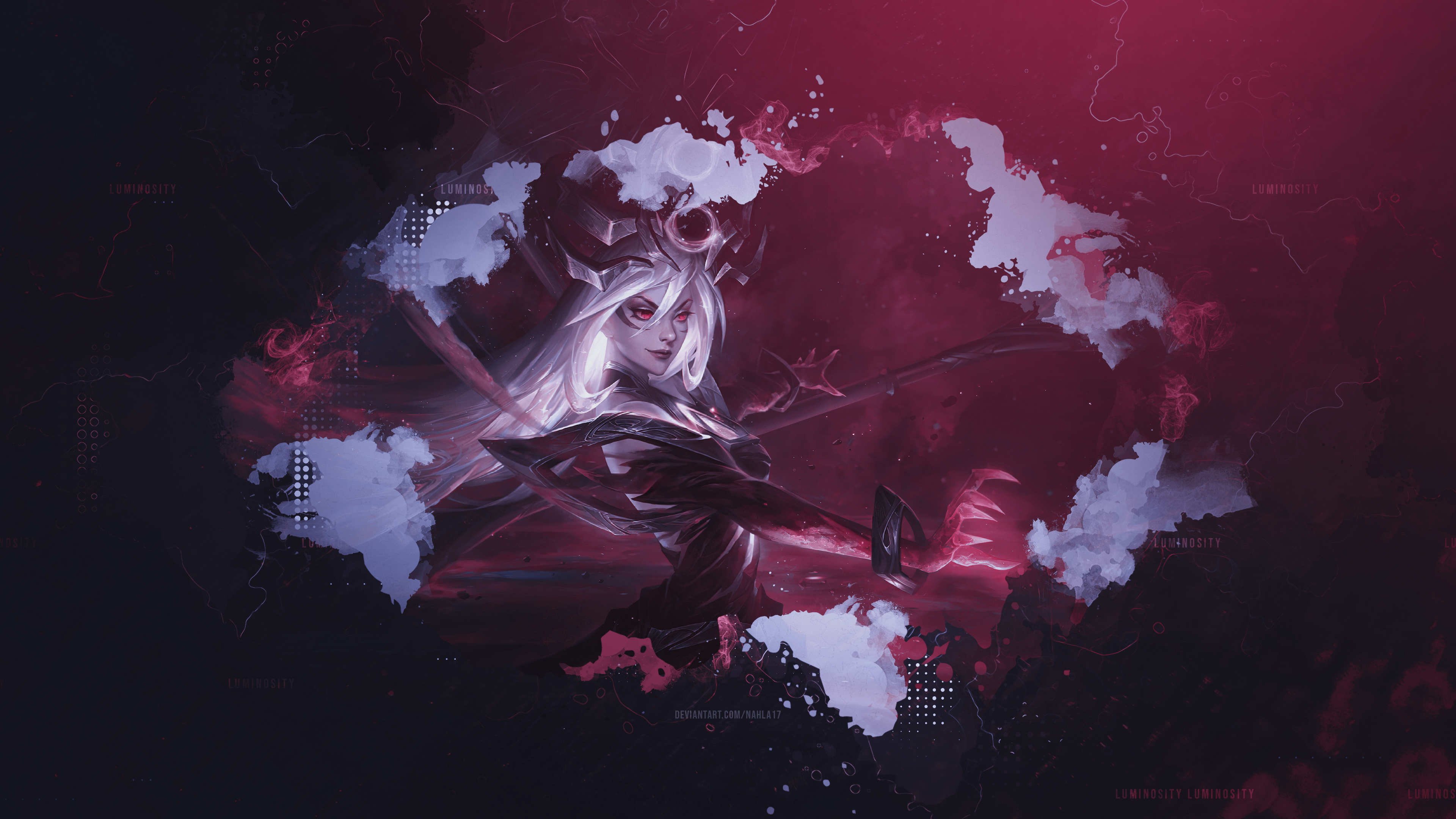 Dark Lux x Jhin League of Legends Wallpapers