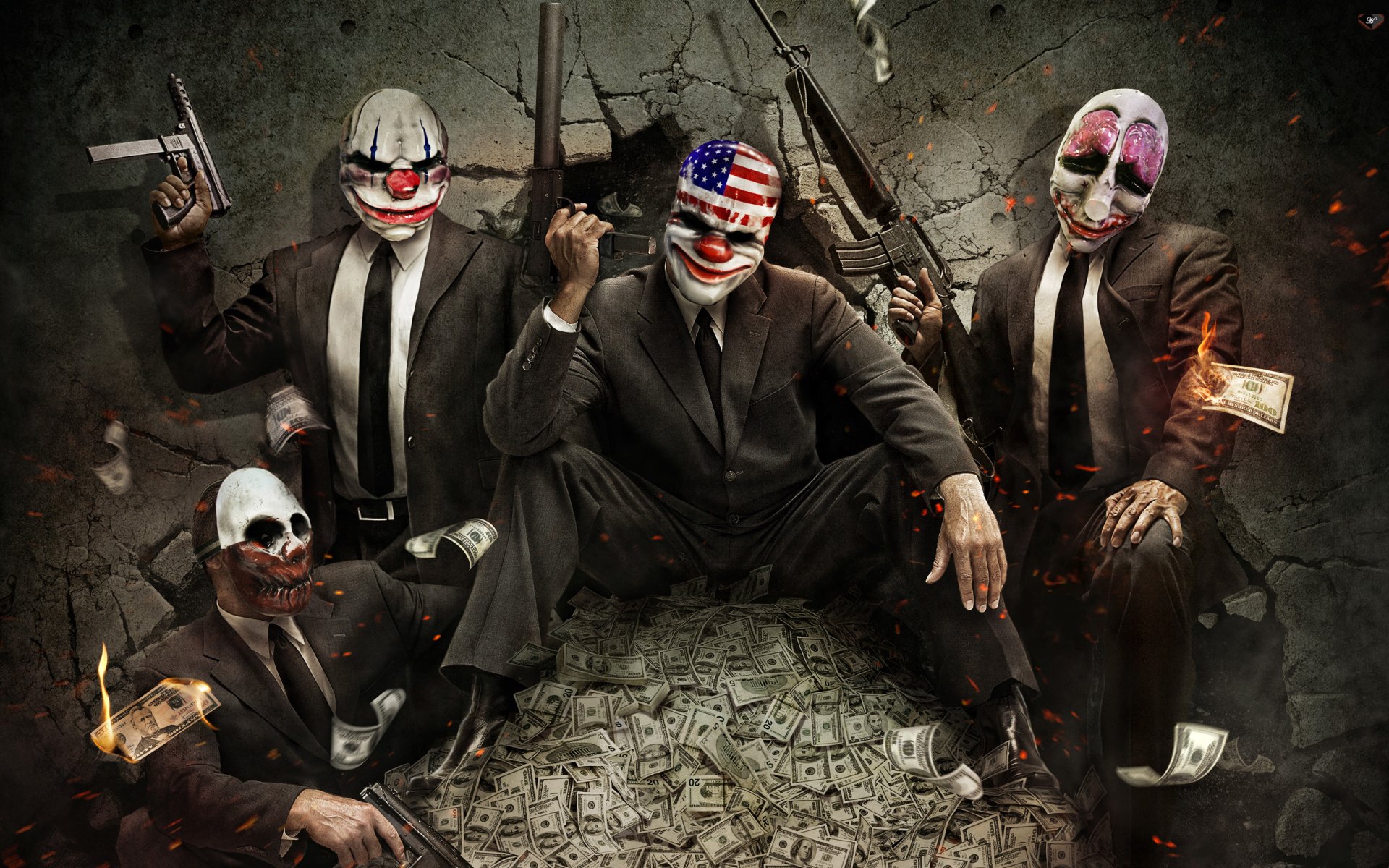 Digital if Payday the heist Dallas Wallpapers