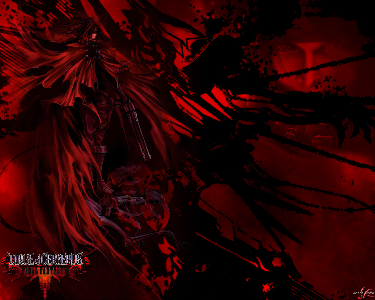 Dirge of Cerberus: Final Fantasy VII Wallpapers