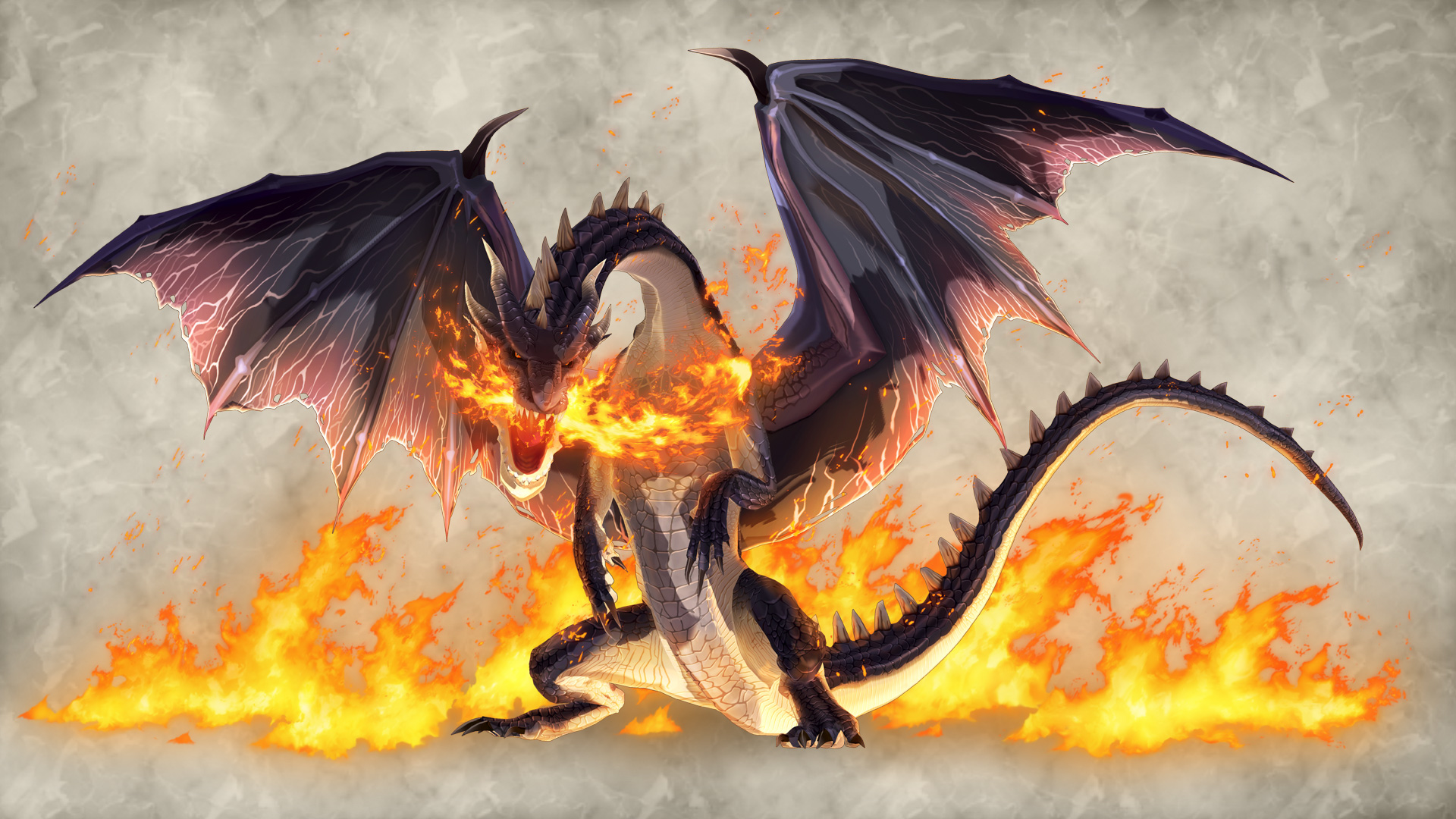 Dragon in Flame Monster Hunter Wallpapers