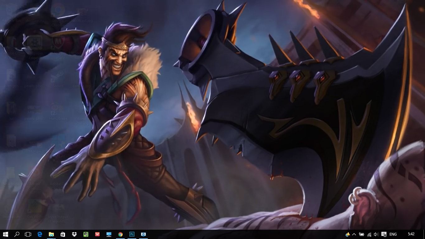 Draven Awaken LoL 8K Wallpapers