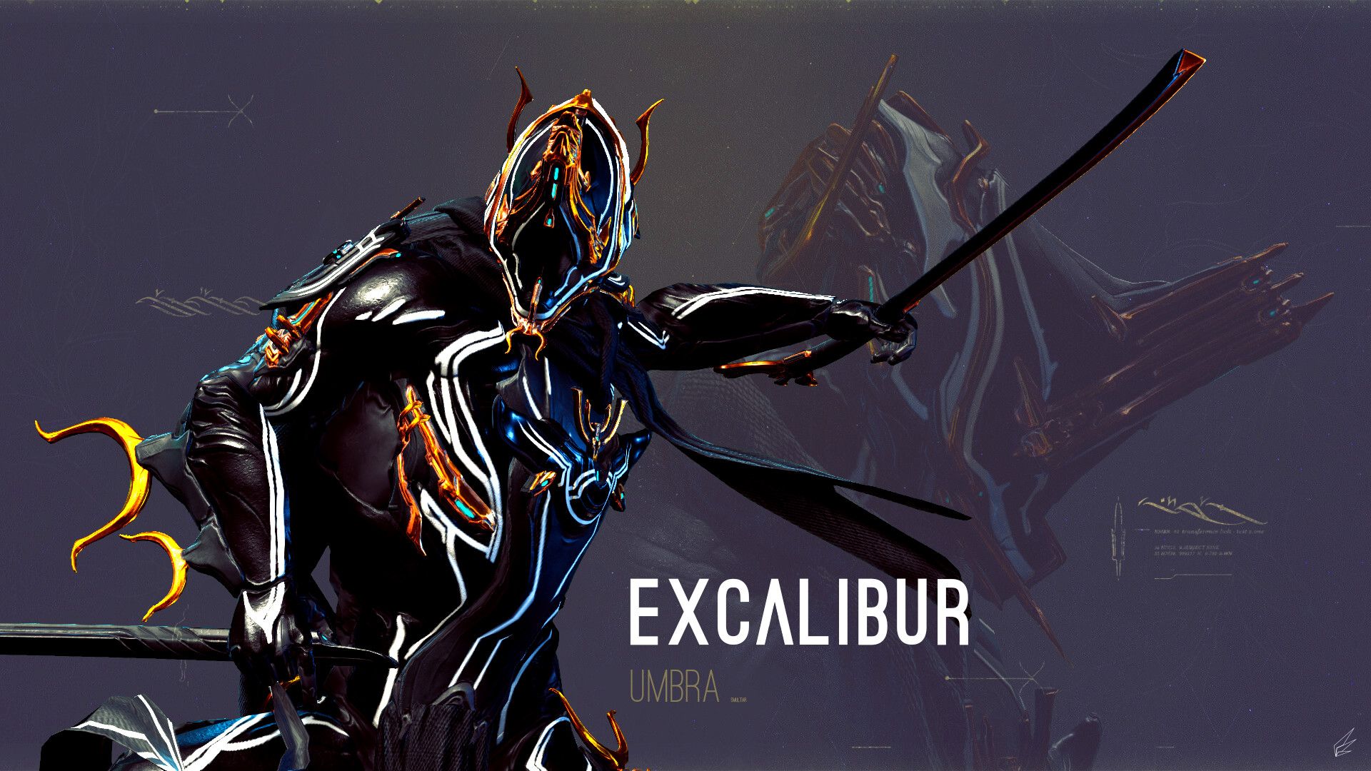 Excalibur Warframe Wallpapers