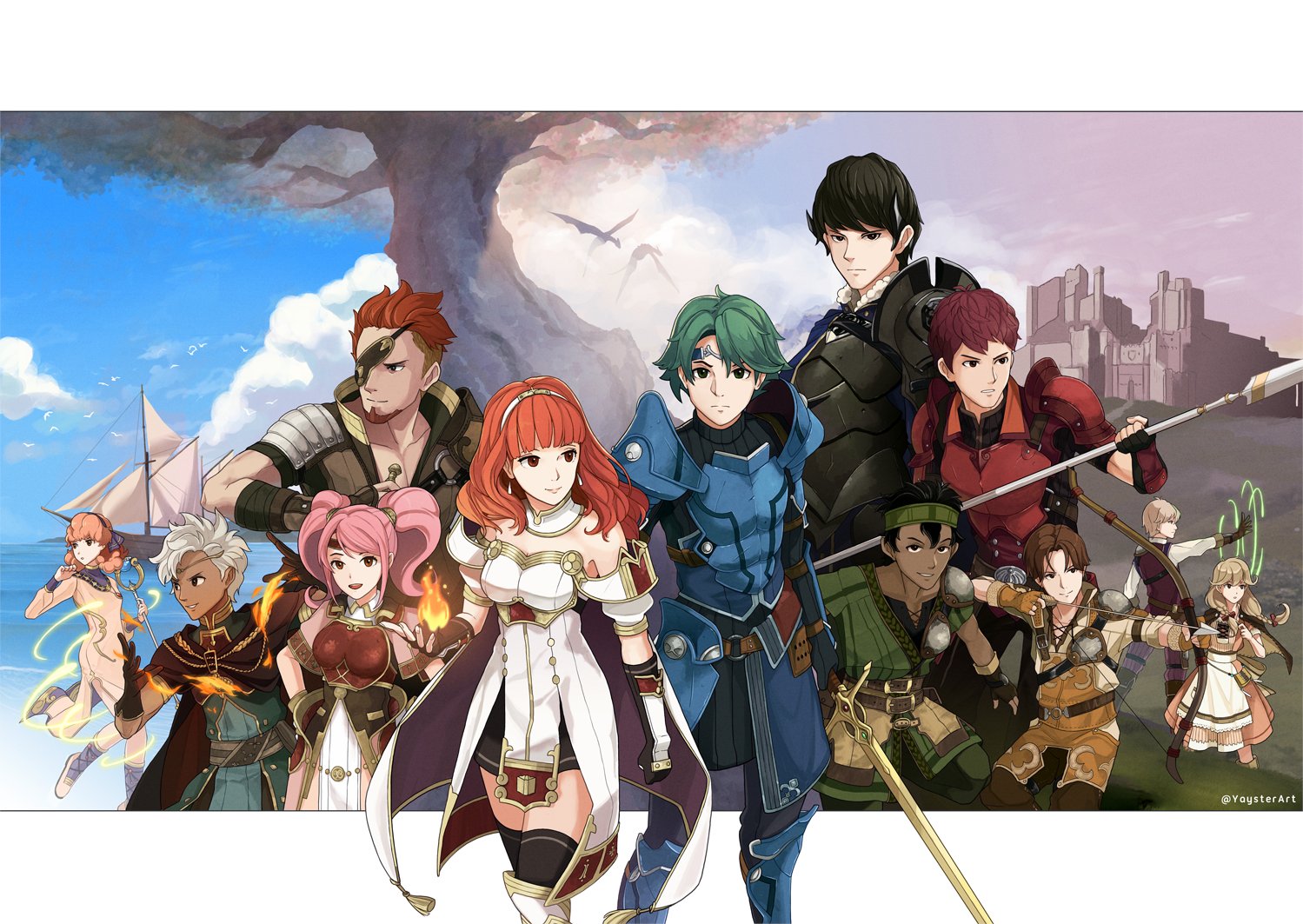 Fire Emblem Echoes: Shadows of Valentia Wallpapers