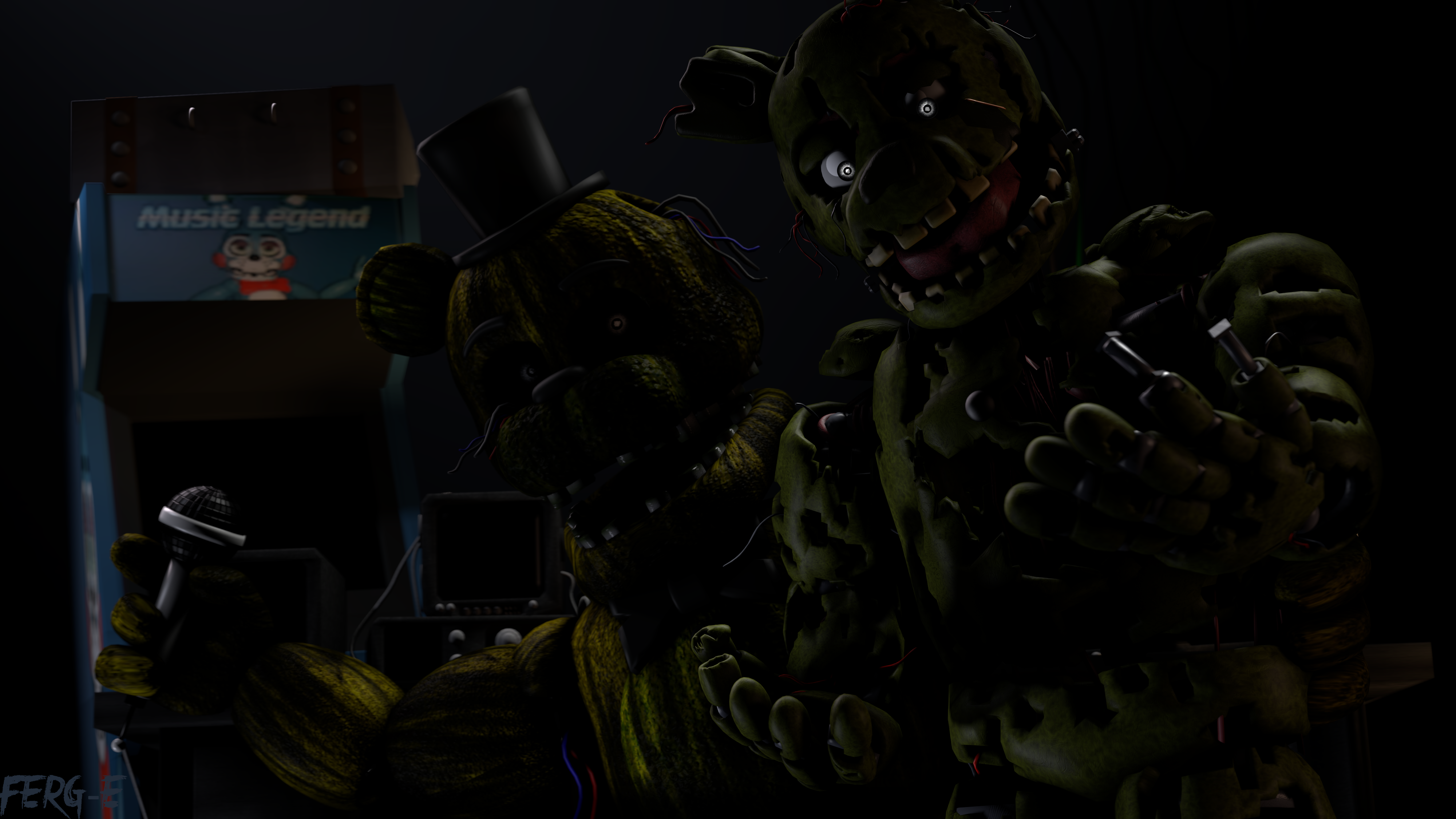 Five freddy 3. Five Nights at Freddy's 3. Игрофильм ФНАФ 3. ФНАФ кооп 3.