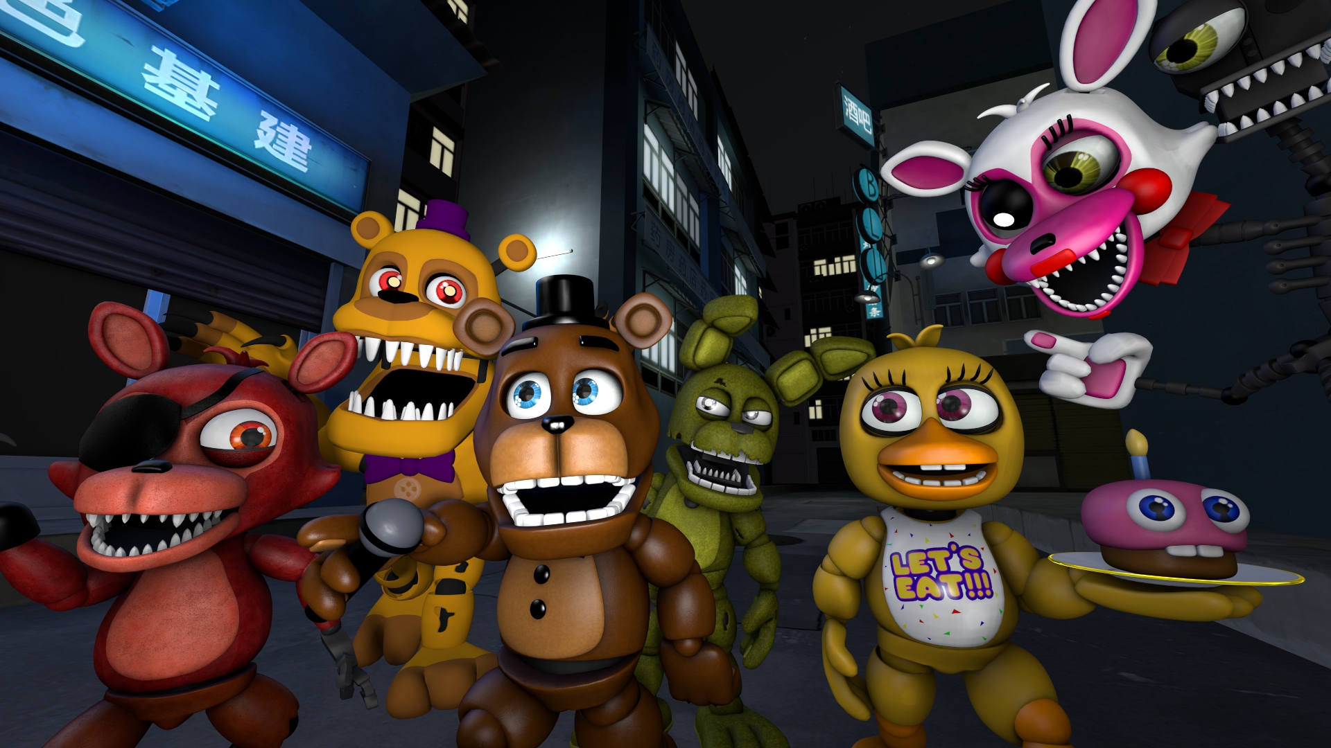 FNaF World Wallpapers