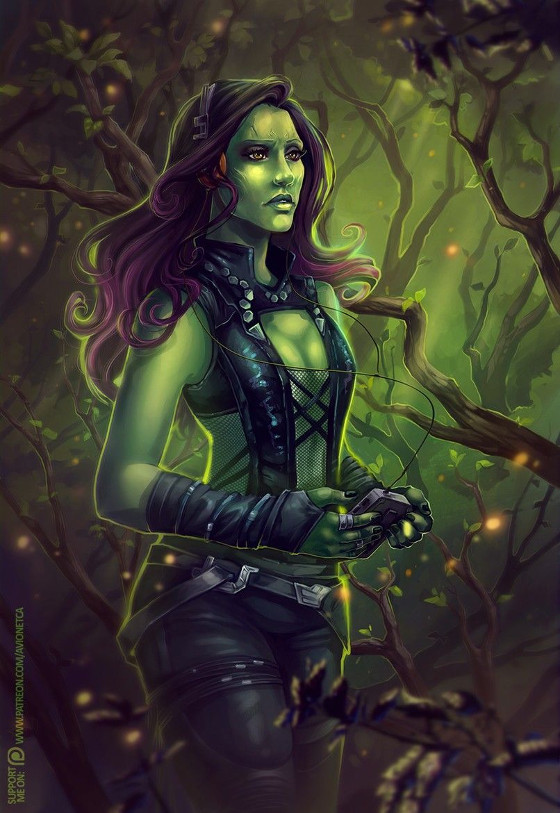 Gamora Marvel's Guardians Of The Galaxy Wallpapers