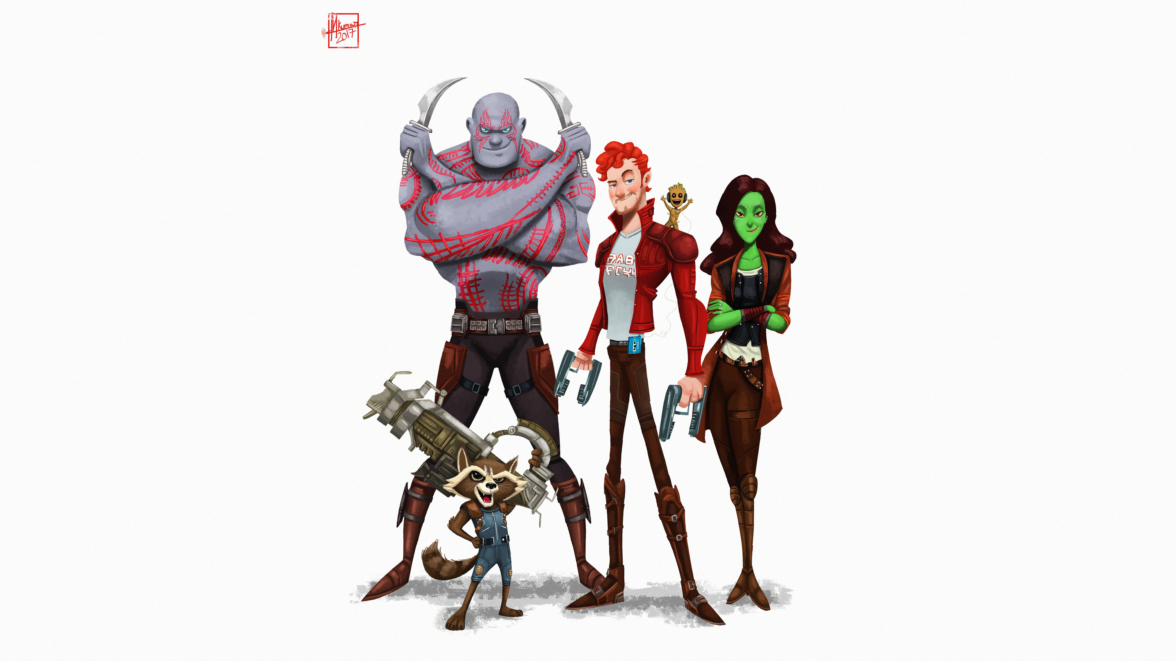Gamora Marvel's Guardians Of The Galaxy Wallpapers