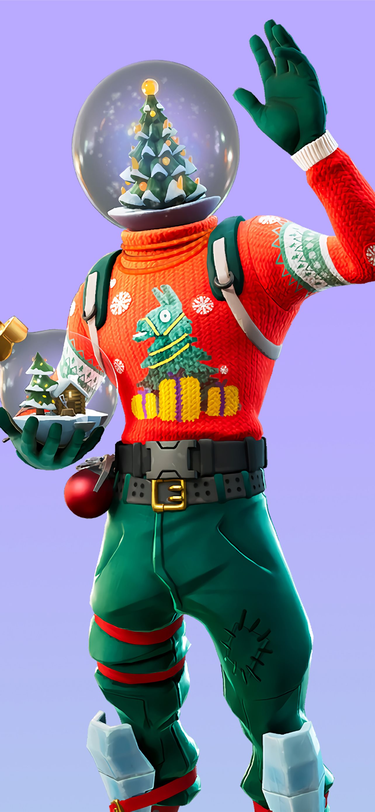 Gingerbread Raider Skin Outfit Wallpapers