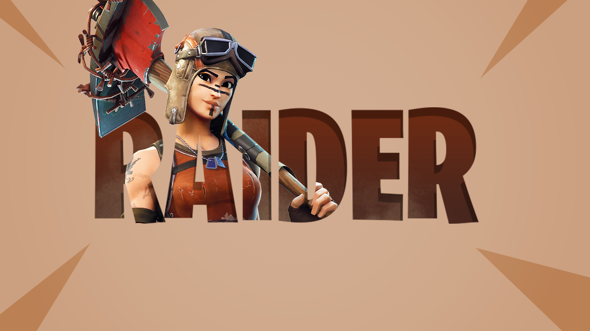 Gingerbread Raider Skin Outfit Wallpapers