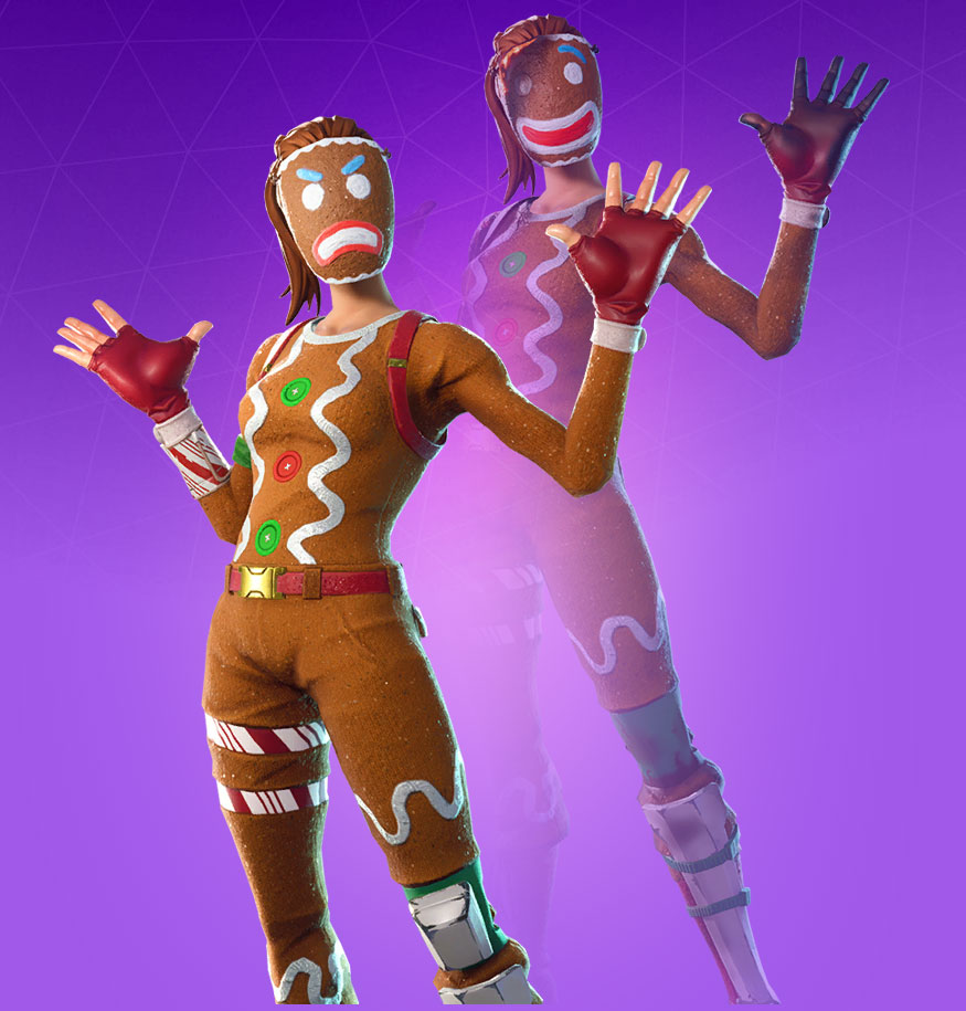 Gingerbread Raider Skin Outfit Wallpapers