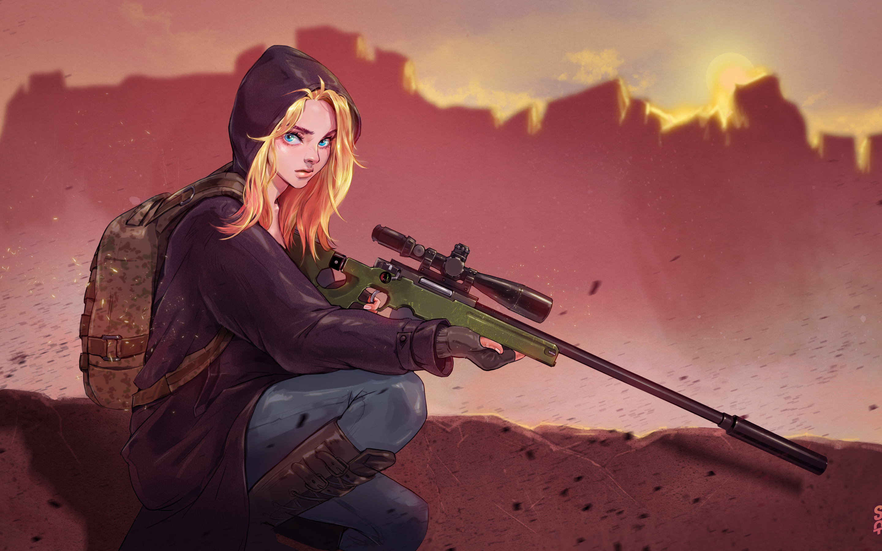 Girl x Playerunknowns Battlegrounds Wallpapers