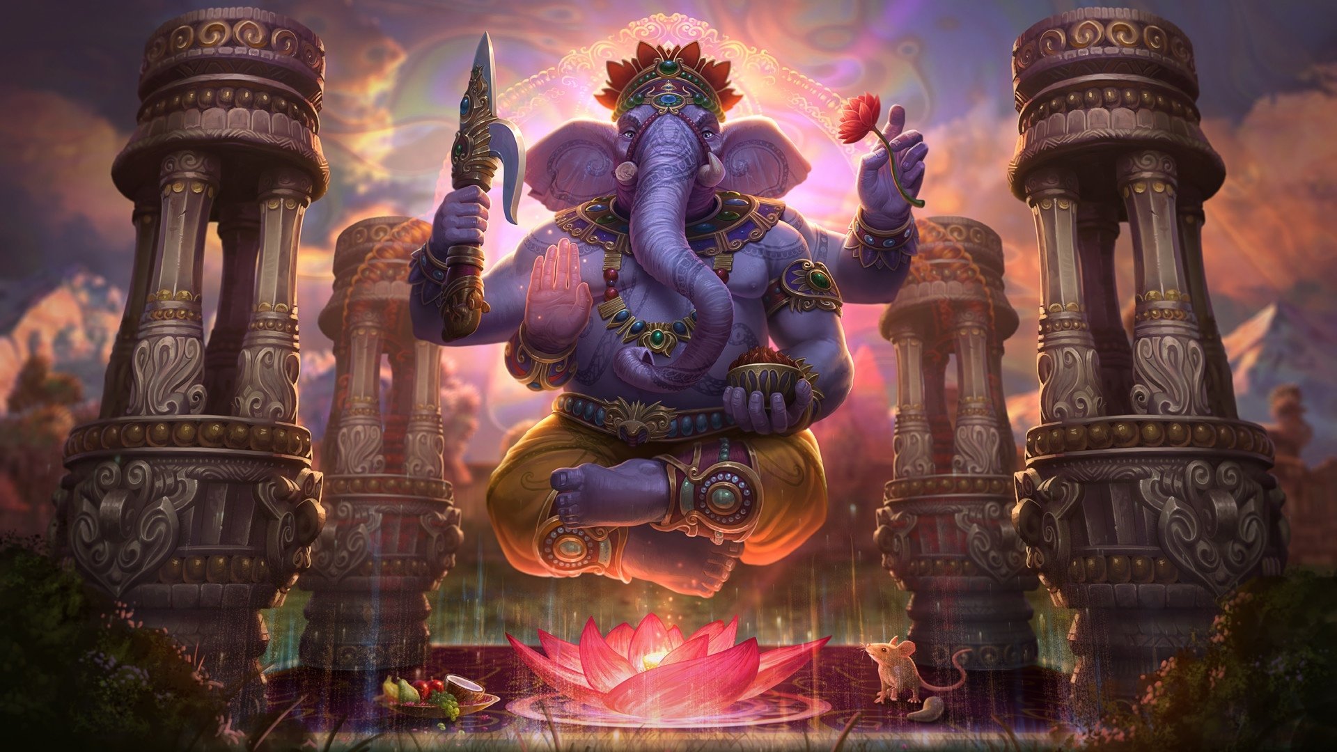 God Ganesh in Smite Wallpapers
