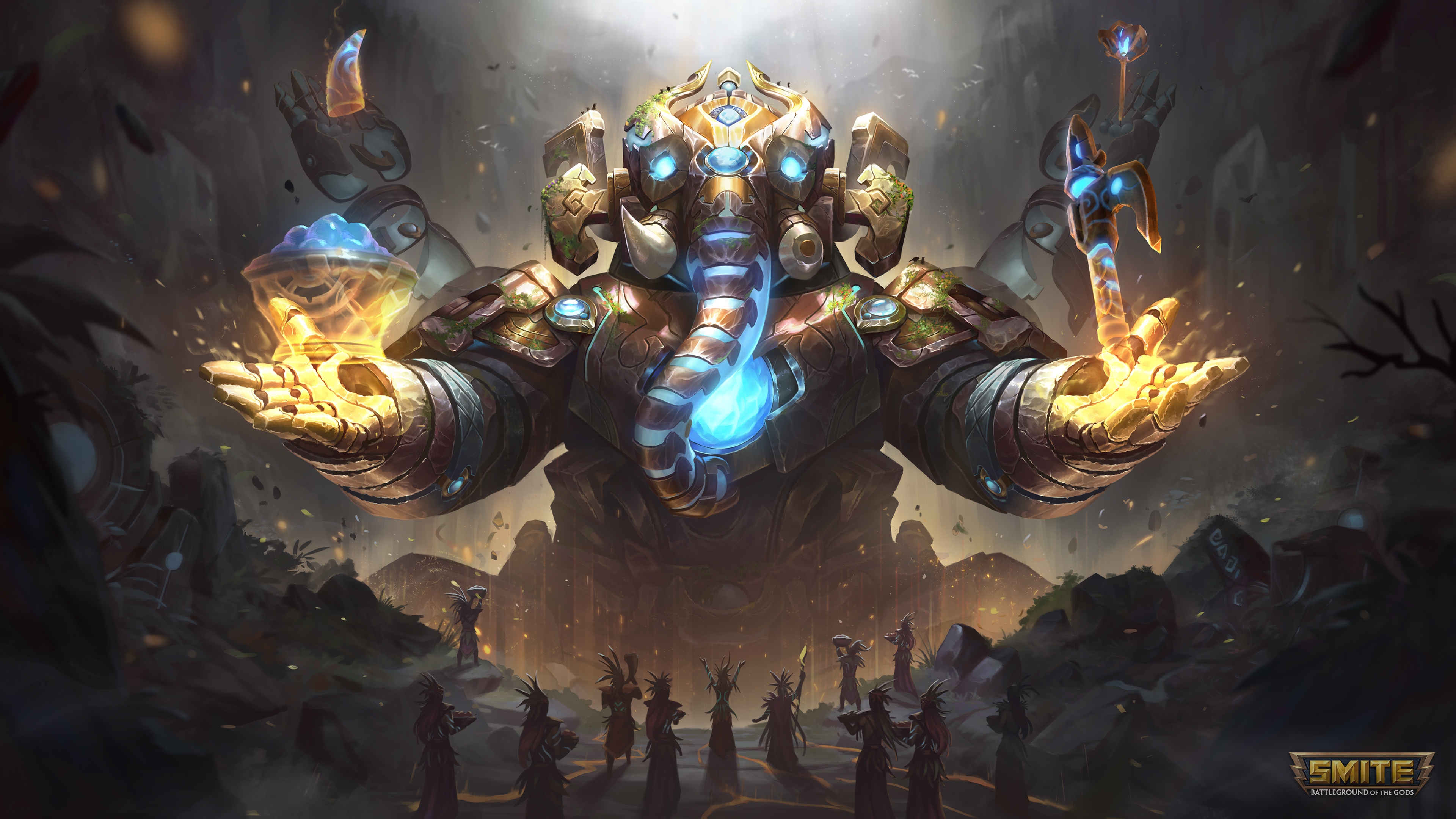 God Ganesh in Smite Wallpapers