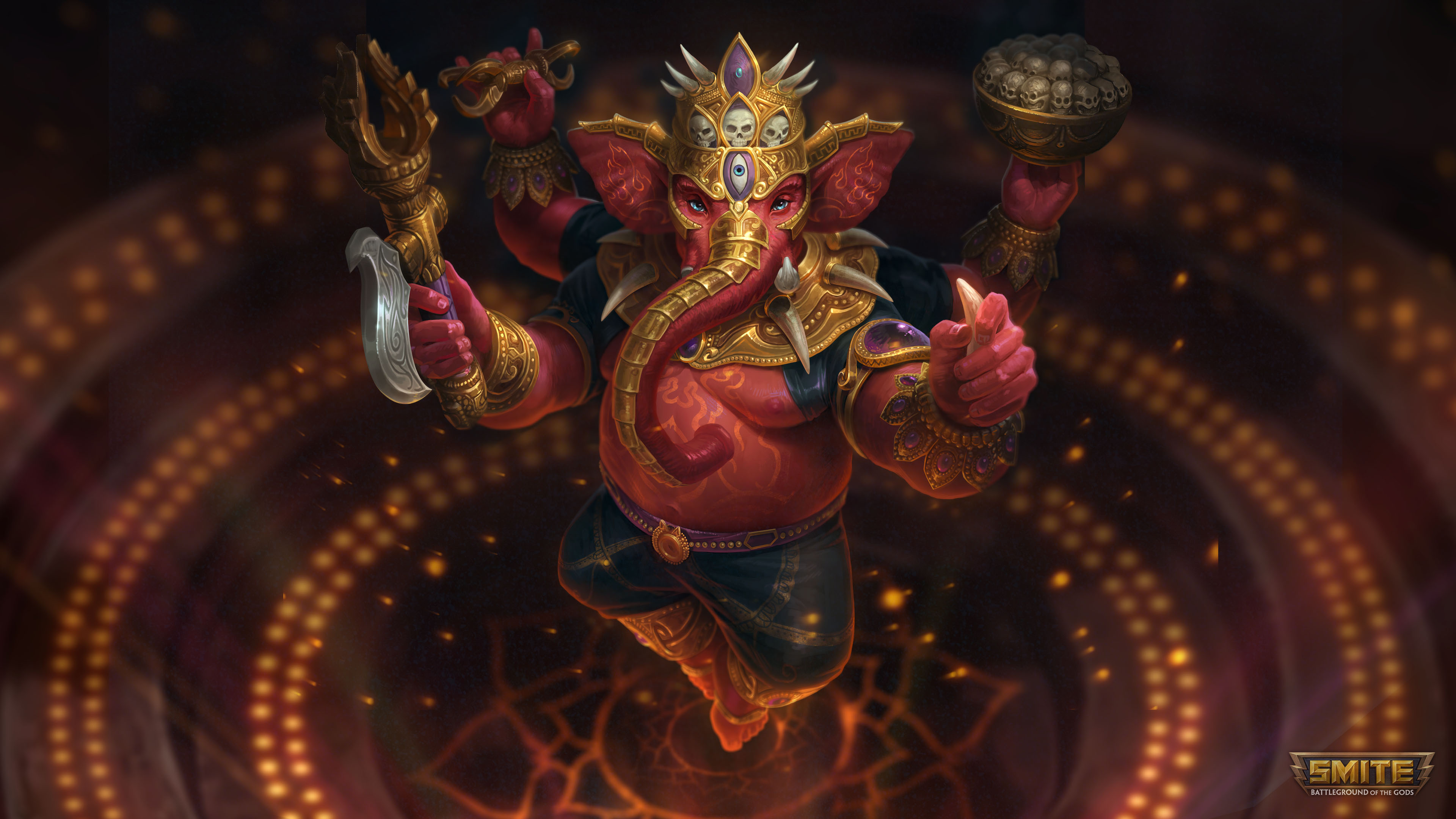 God Ganesh in Smite Wallpapers