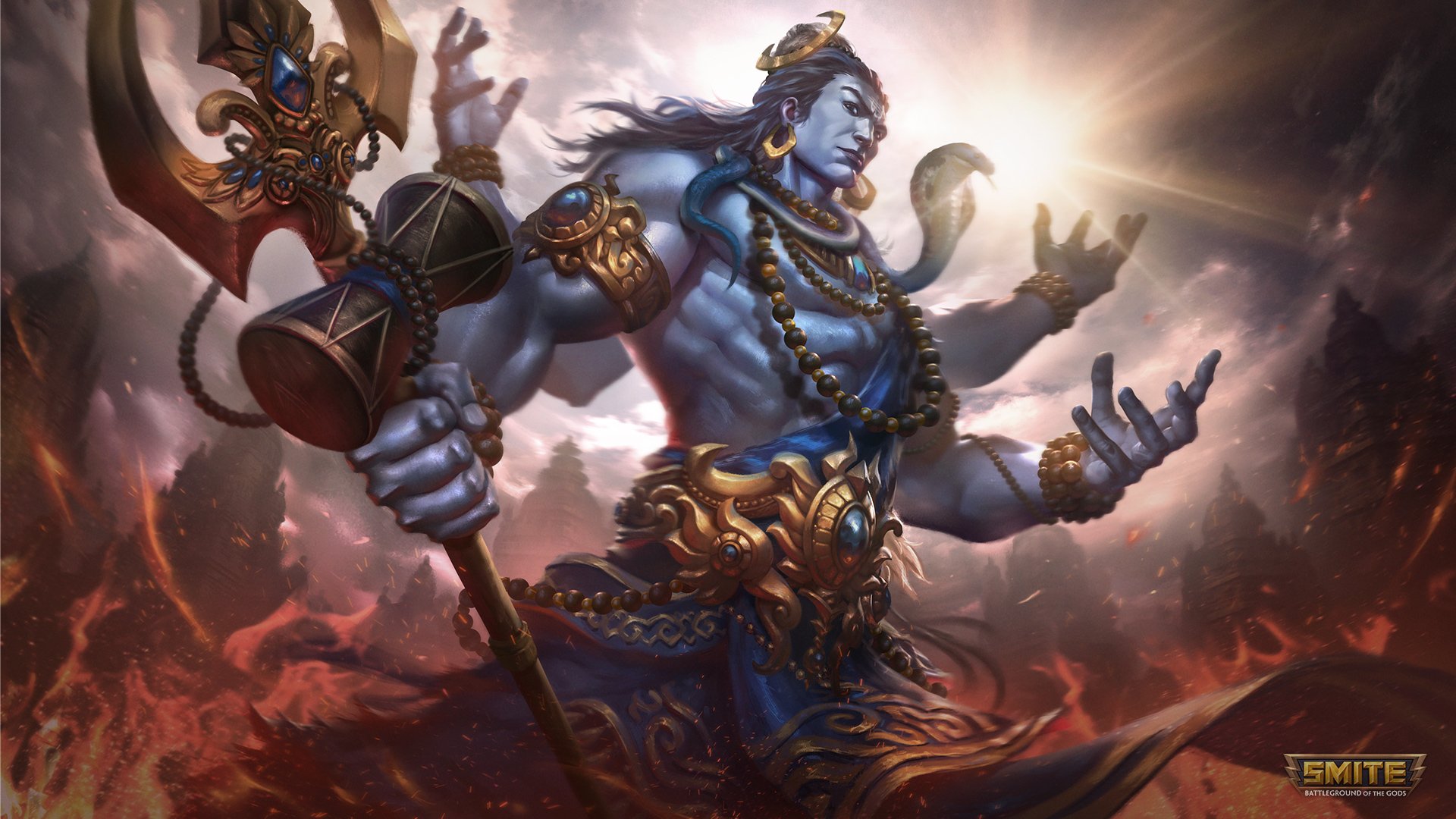 God Ganesh in Smite Wallpapers