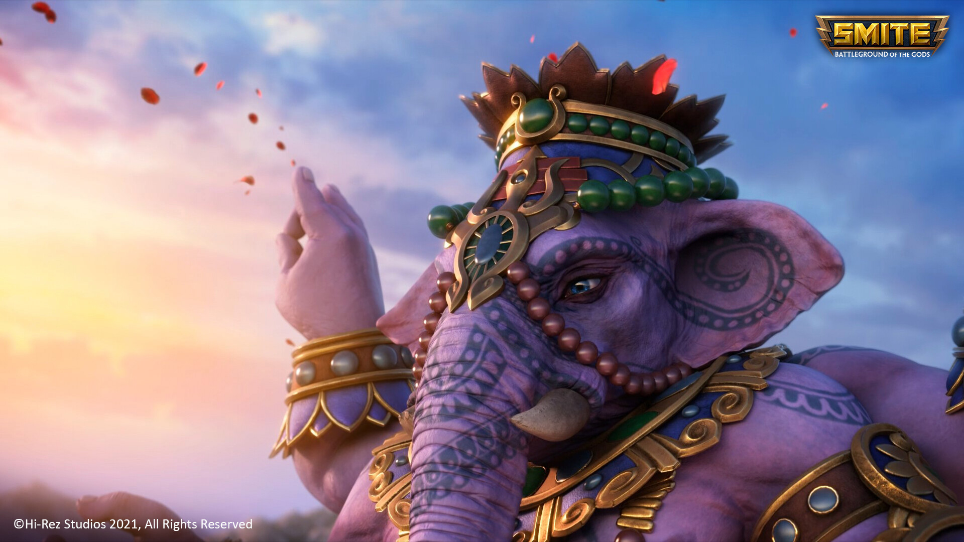 God Ganesh in Smite Wallpapers